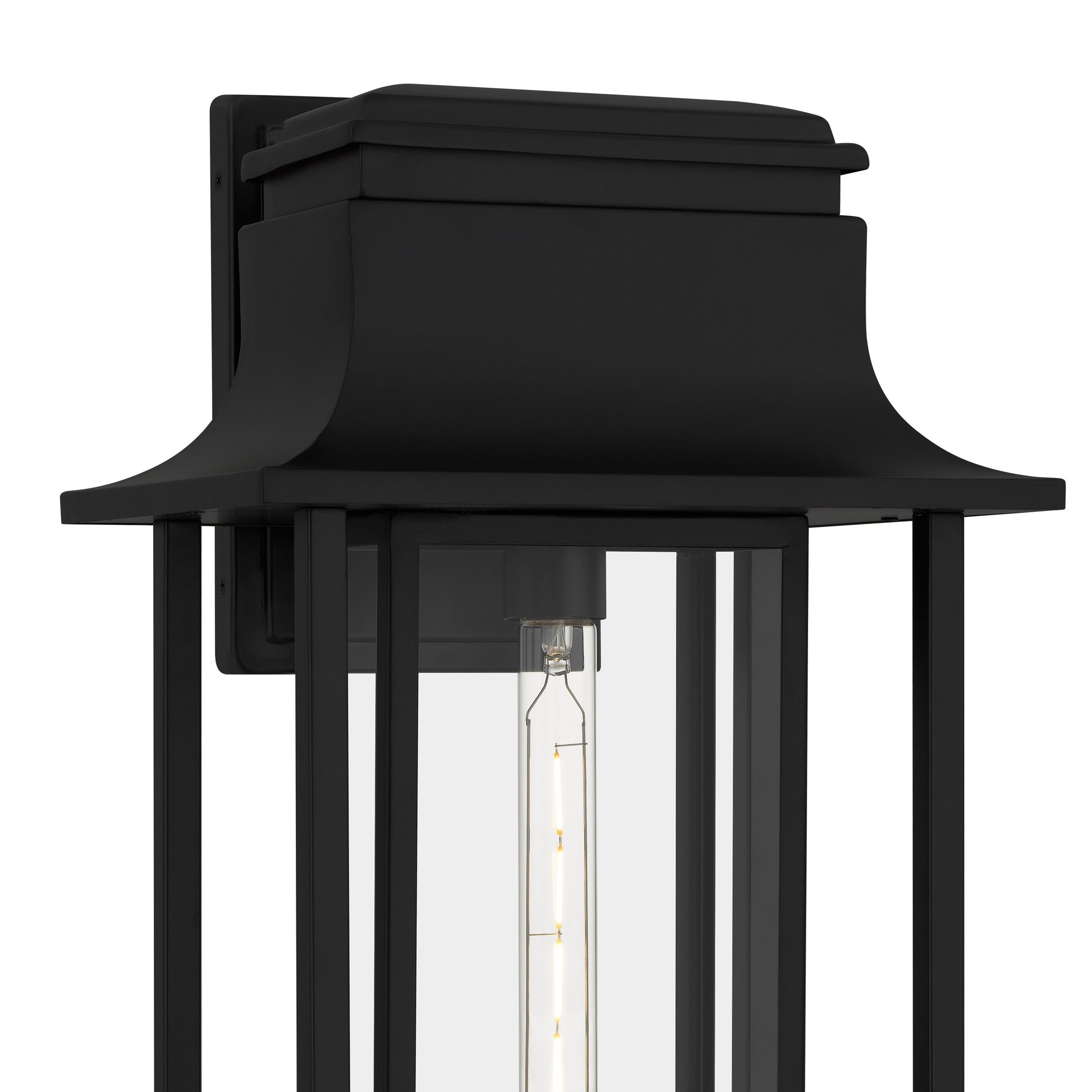 Quoizel - GARN8412MBK - One Light Outdoor Wall Lantern - Garner - Matte Black