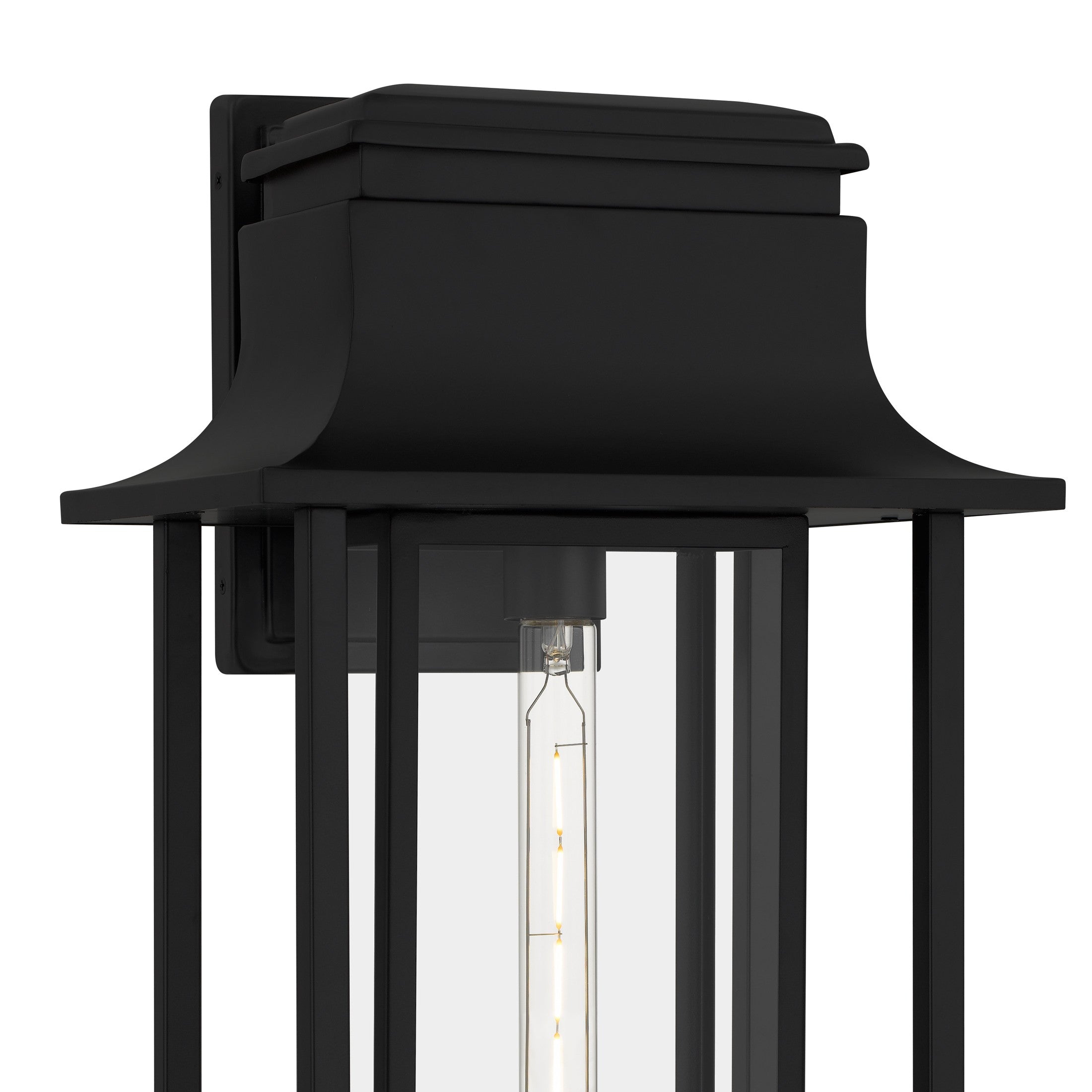 Quoizel - GARN8412MBK - One Light Outdoor Wall Lantern - Garner - Matte Black