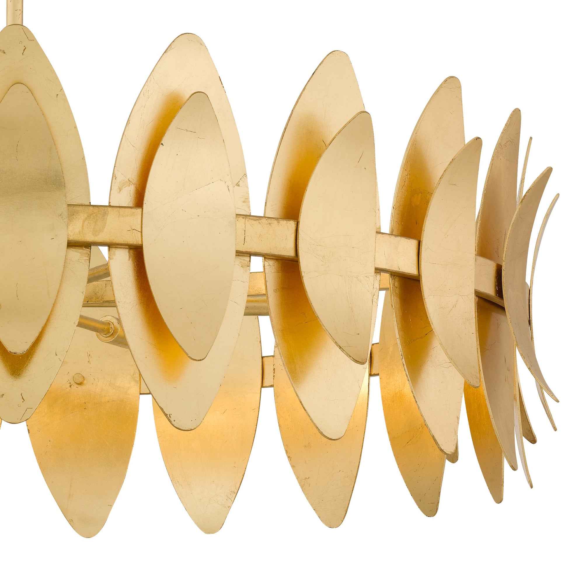 Quoizel - HAY2837GFL - Six Light Pendant - Hayley - Gold Leaf