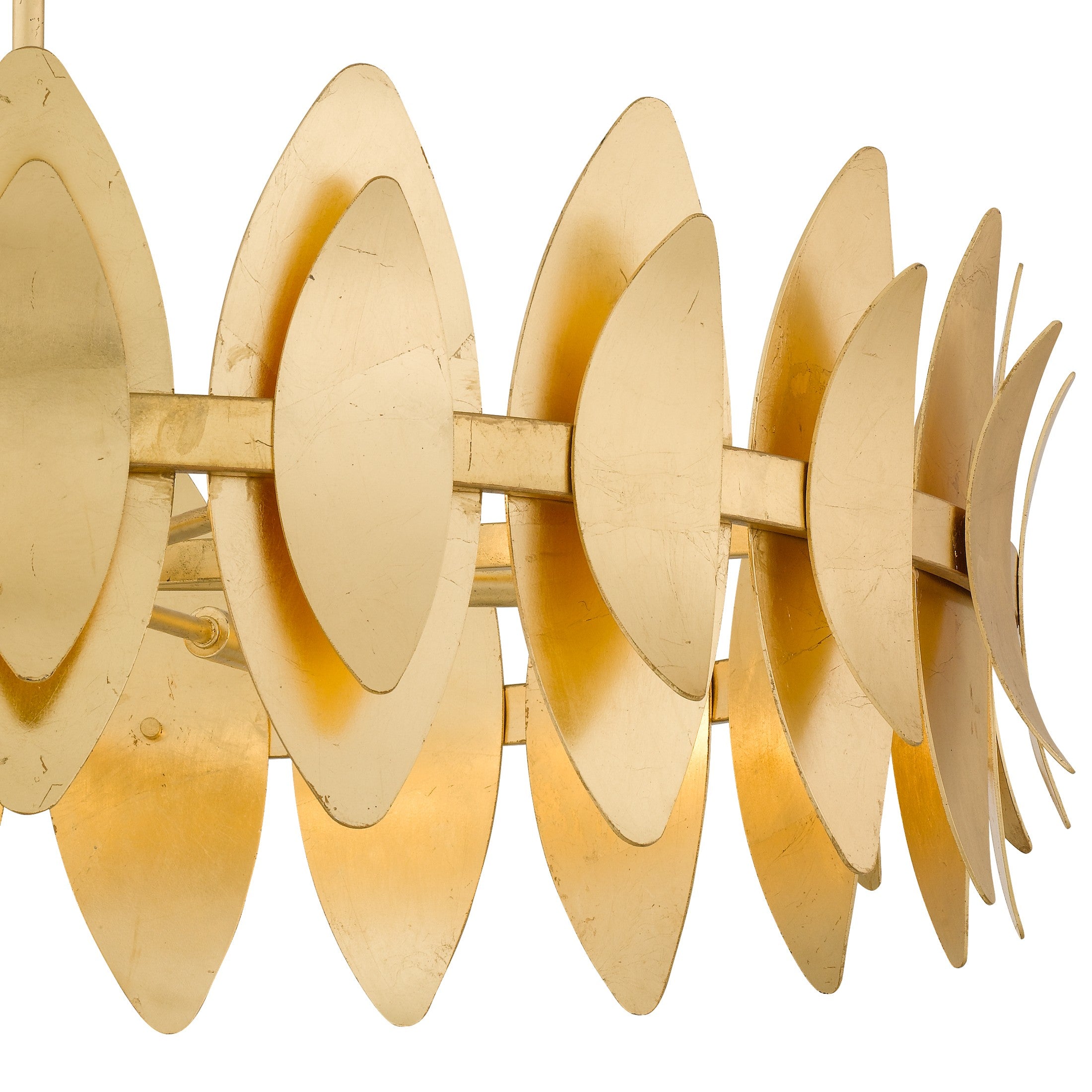 Quoizel - HAY2837GFL - Six Light Pendant - Hayley - Gold Leaf