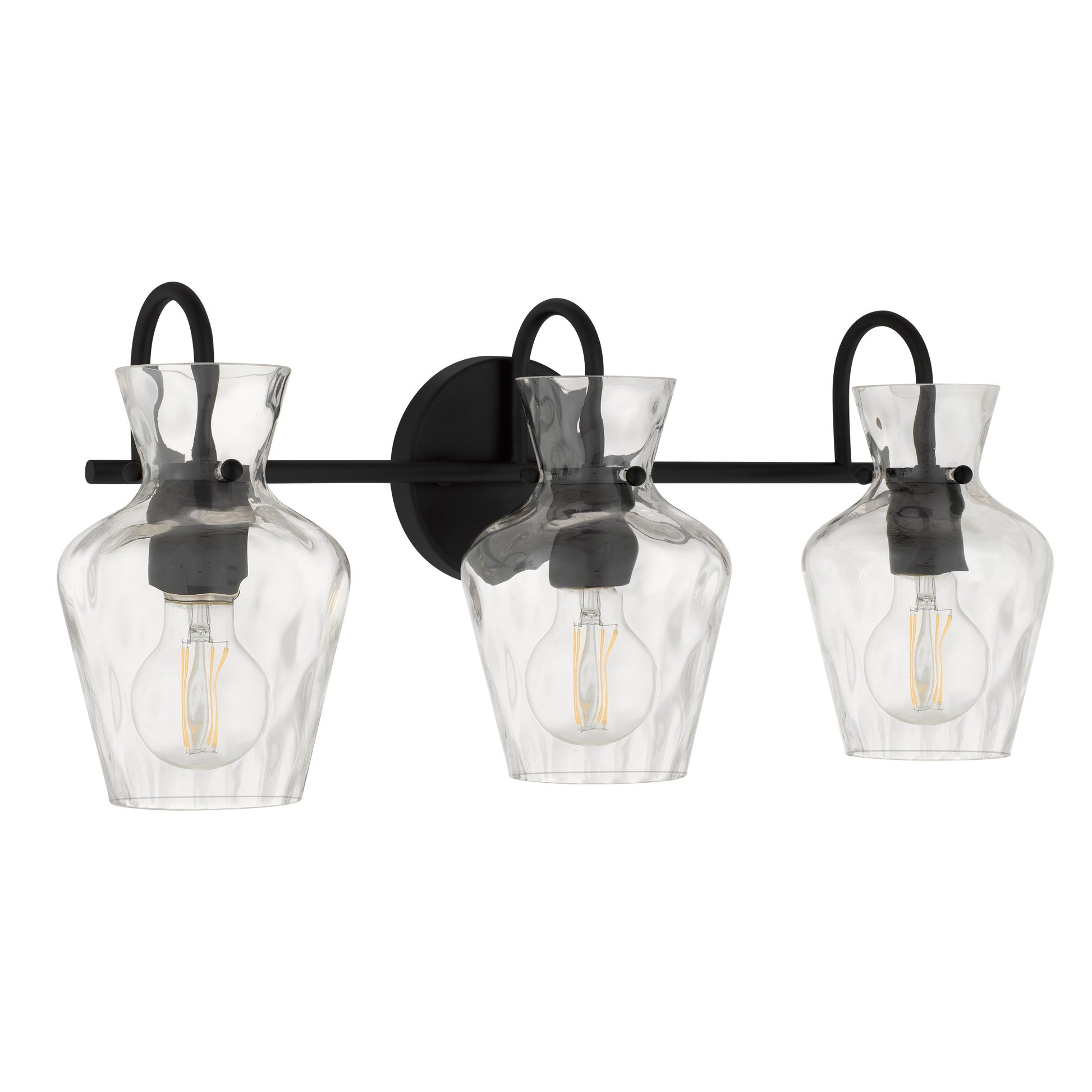 Quoizel - HLL8622MBK - Three Light Vanity - Hollis - Matte Black