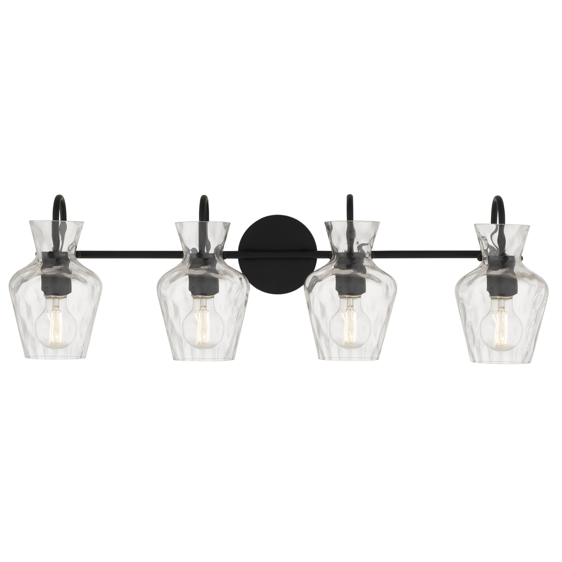 Quoizel - HLL8630MBK - Four Light Vanity - Hollis - Matte Black