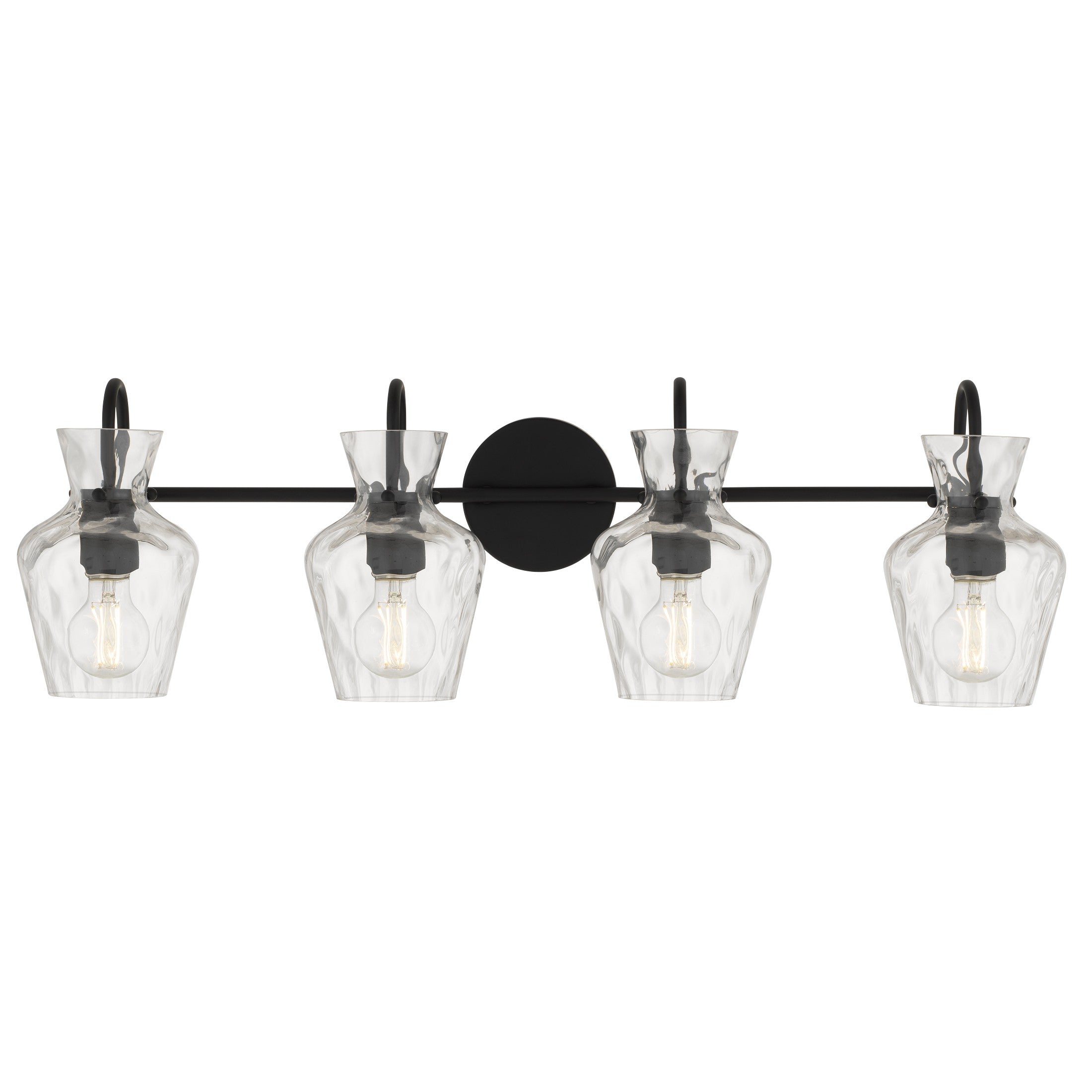 Quoizel - HLL8630MBK - Four Light Vanity - Hollis - Matte Black