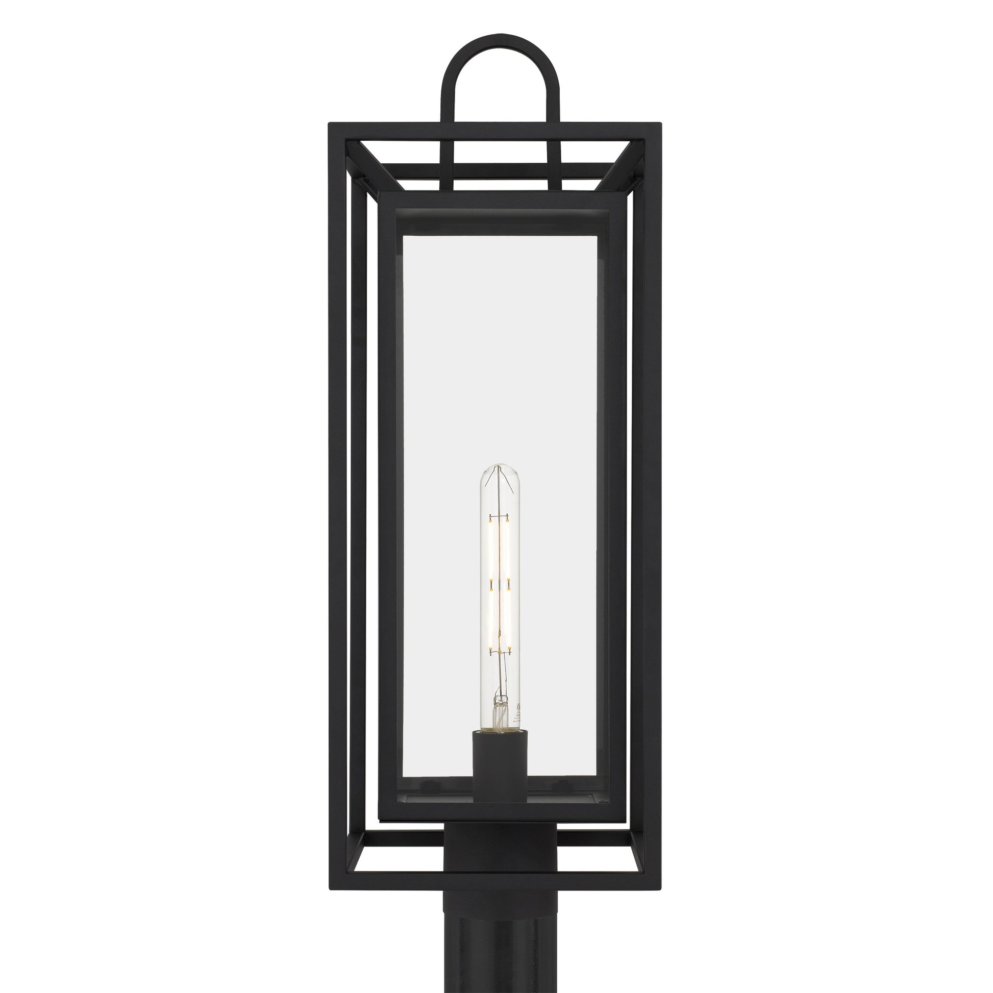 Quoizel - JAY9009MBK - One Light Outdoor Post Lantern - Jayce - Matte Black