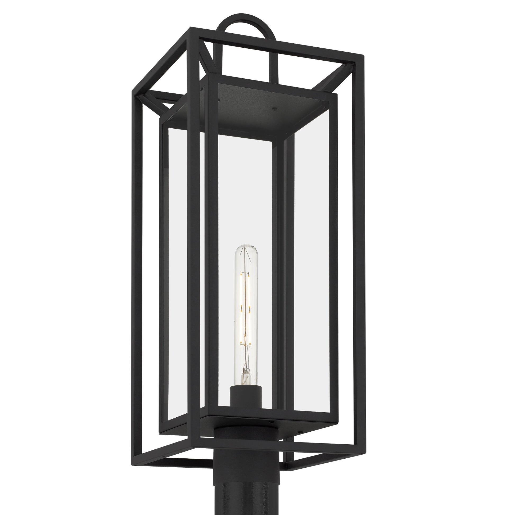 Quoizel - JAY9009MBK - One Light Outdoor Post Lantern - Jayce - Matte Black