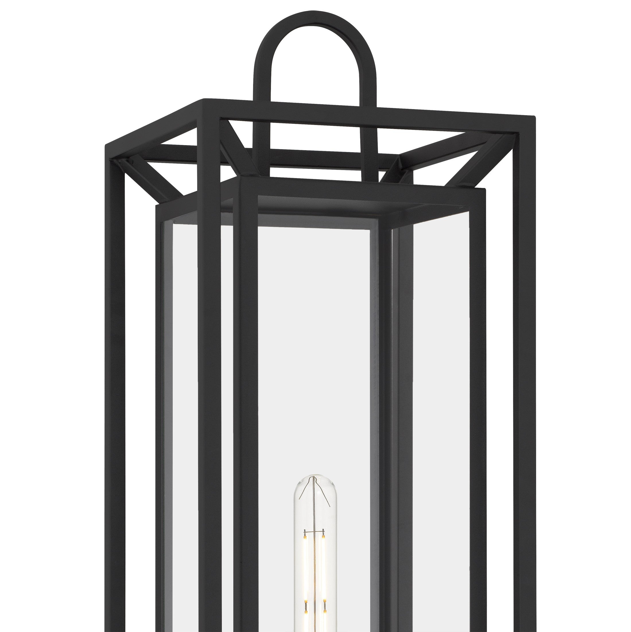 Quoizel - JAY9009MBK - One Light Outdoor Post Lantern - Jayce - Matte Black