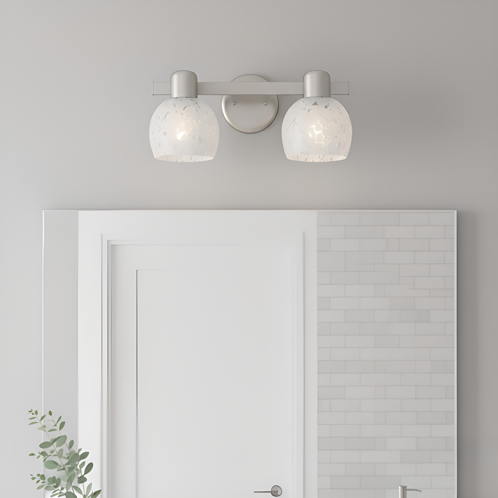 Quoizel - LAY8616BN - Two Light Vanity - Layton - Brushed Nickel