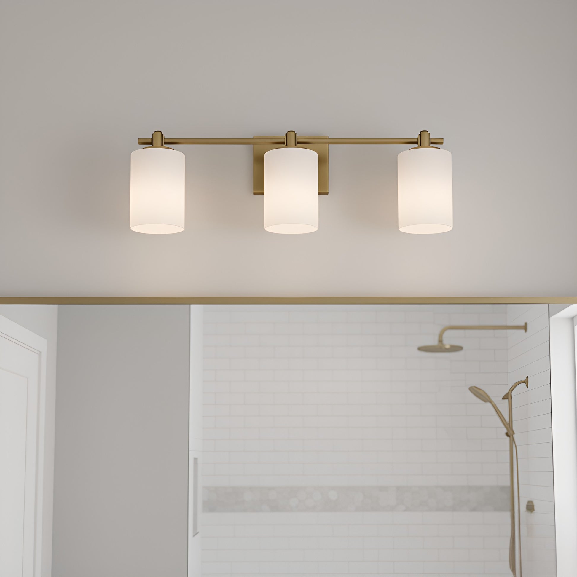 Quoizel - MORR8624WS - Three Light Vanity - Morris - Weathered Brass