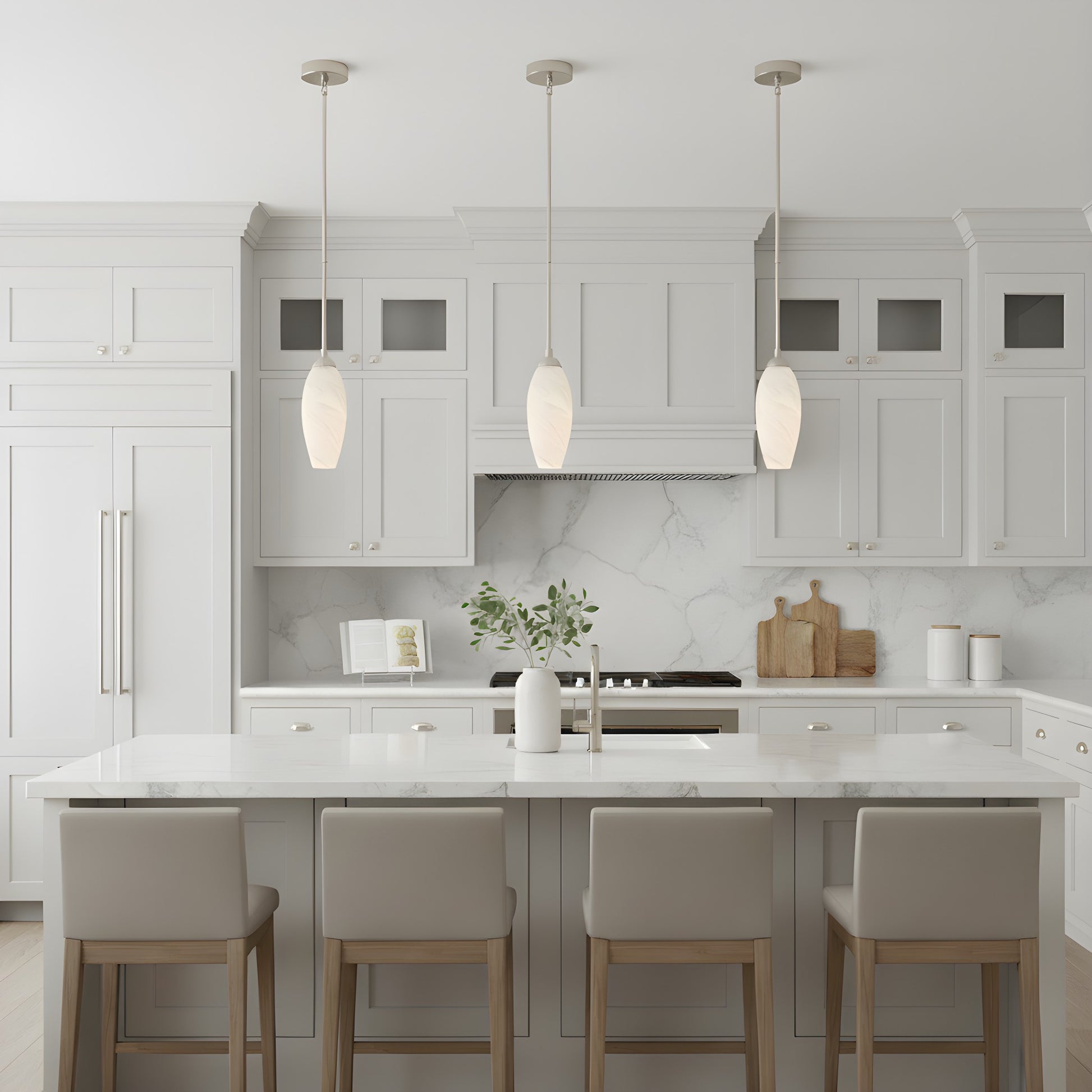 Quoizel - PCBUR1505BN - LED Mini Pendant - Burnett - Brushed Nickel