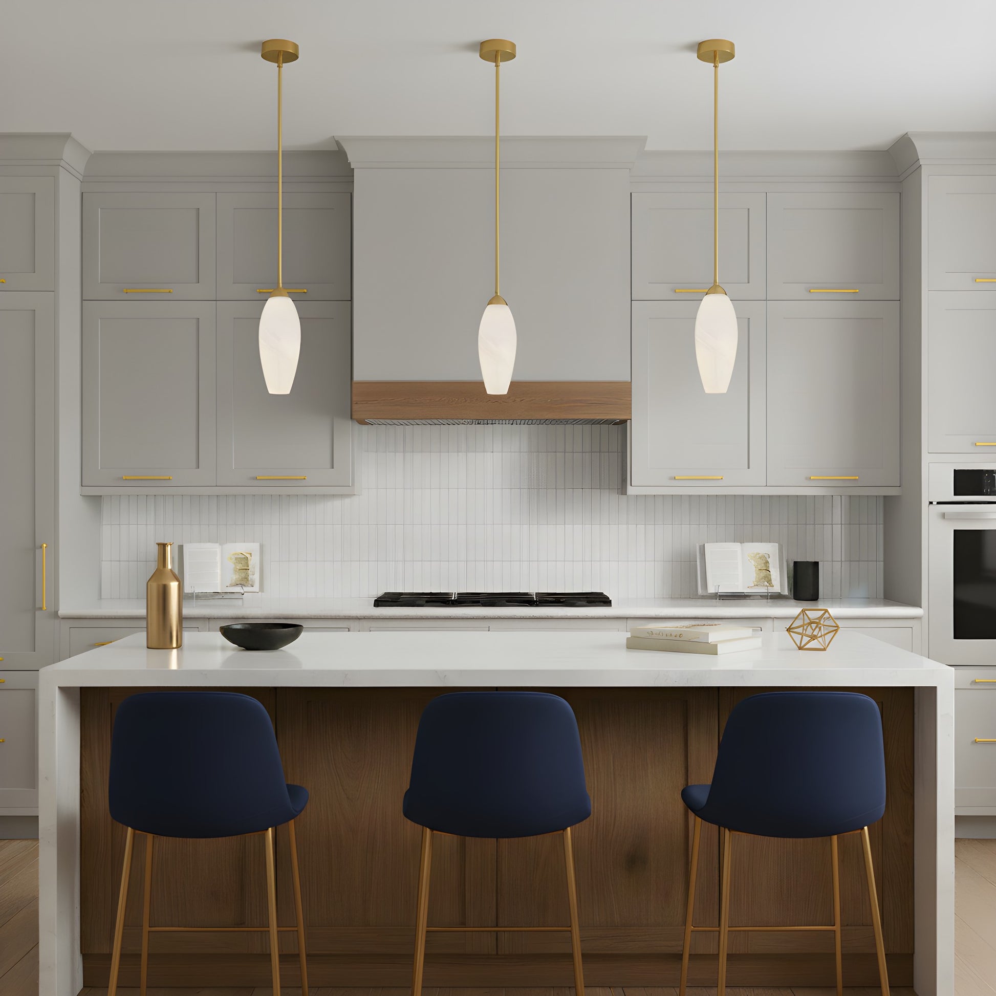 Quoizel - PCBUR1505BRG - LED Mini Pendant - Burnett - Brushed Gold