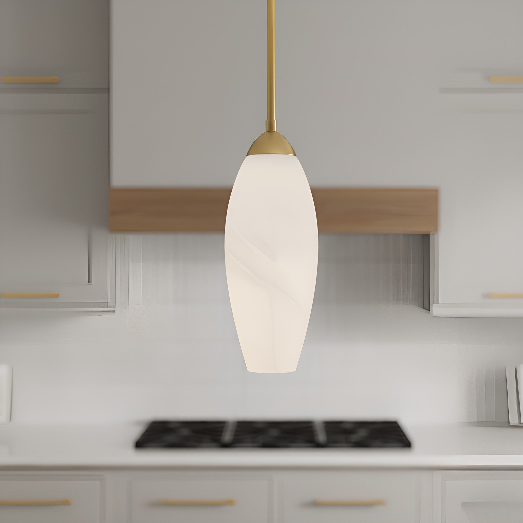 Quoizel - PCBUR1505BRG - LED Mini Pendant - Burnett - Brushed Gold
