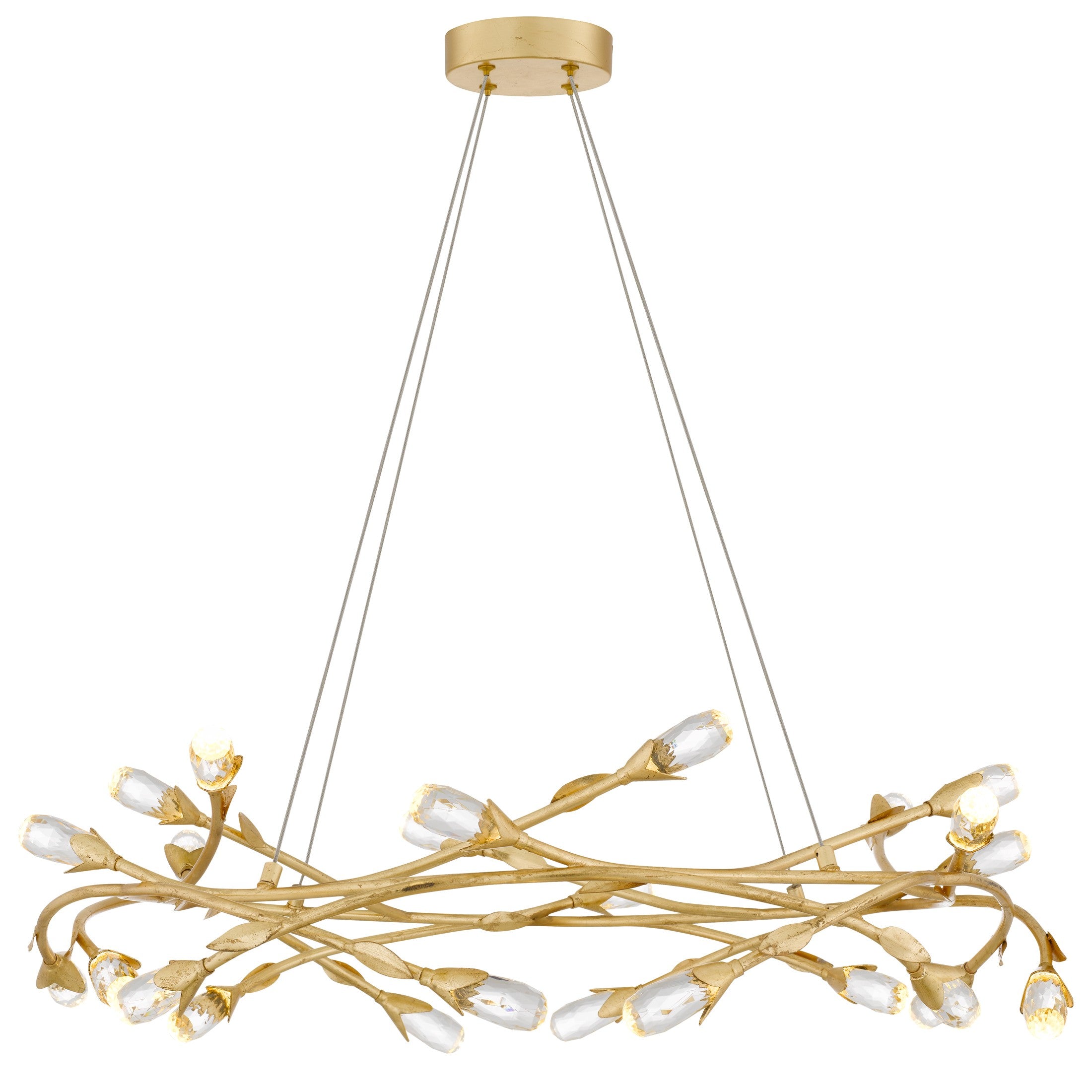 Quoizel - PCCOR2832GFL - LED Pendant - Cora - Gold Leaf