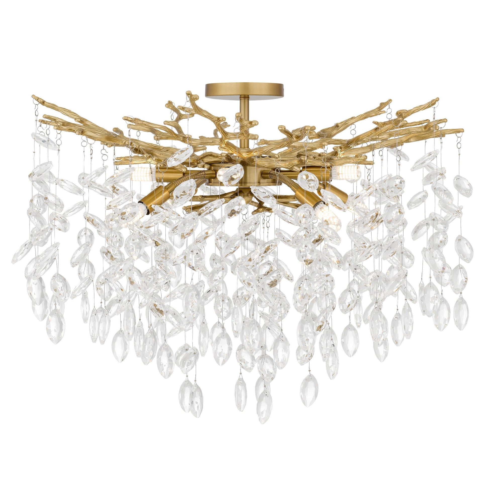 Quoizel - PCISO1726BRG - LED Semi-Flush Mount - Isobel - Brushed Gold