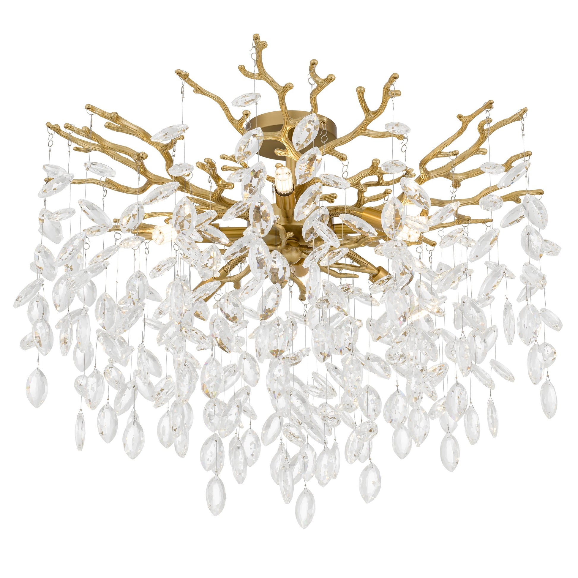 Quoizel - PCISO1726BRG - LED Semi-Flush Mount - Isobel - Brushed Gold