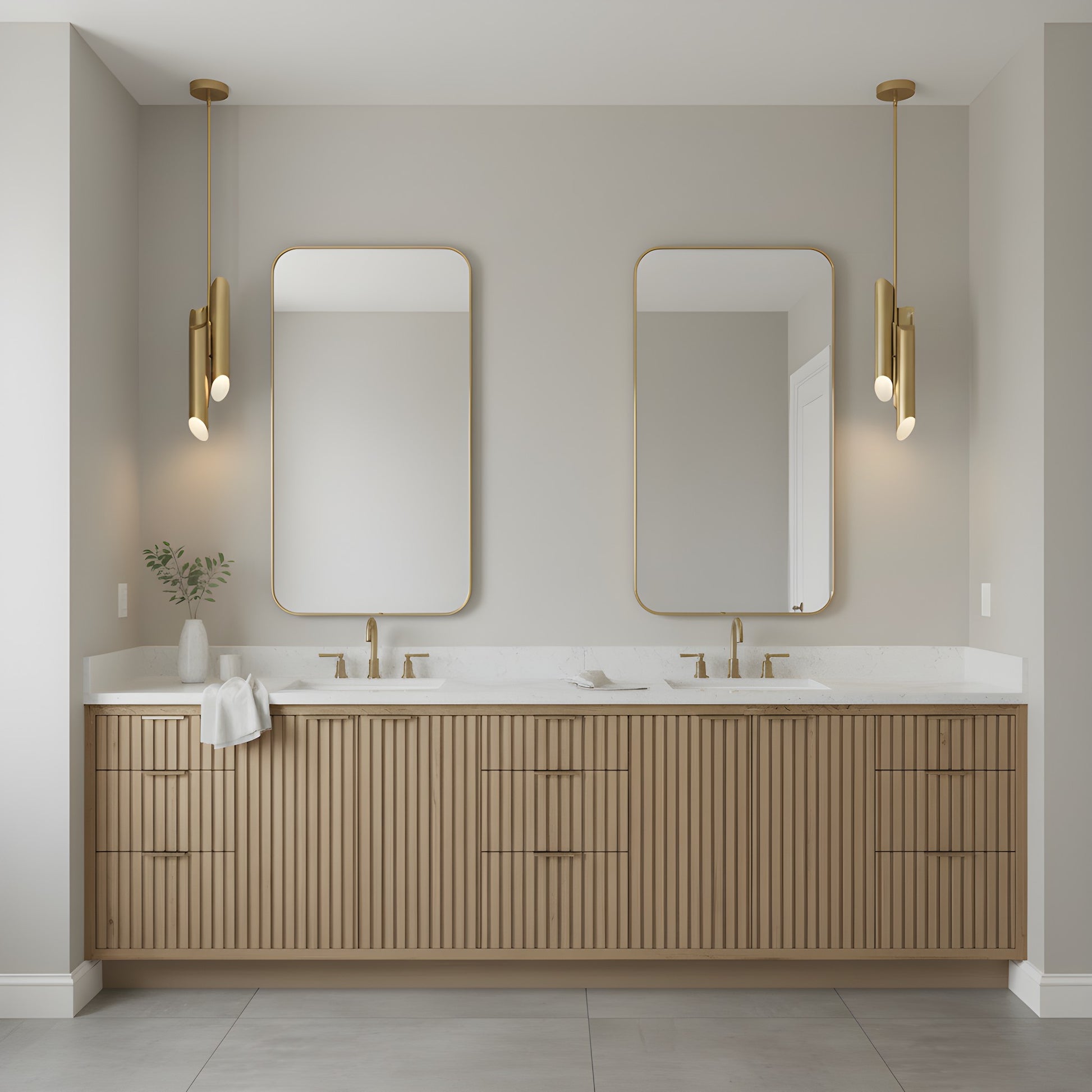 Quoizel - PCMAN1505BRG - LED Mini Pendant - Manelis - Brushed Gold