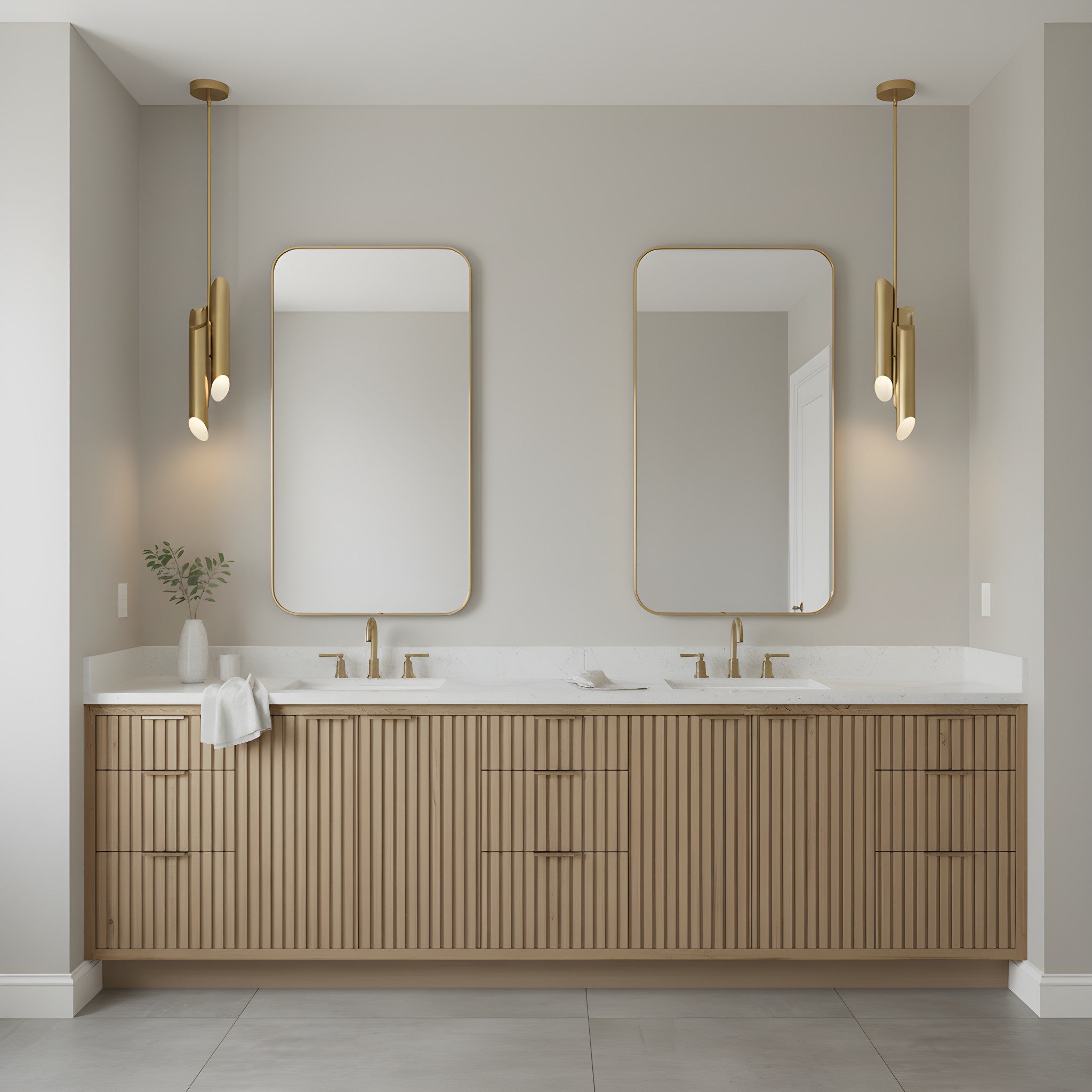 Quoizel - PCMAN1505BRG - LED Mini Pendant - Manelis - Brushed Gold