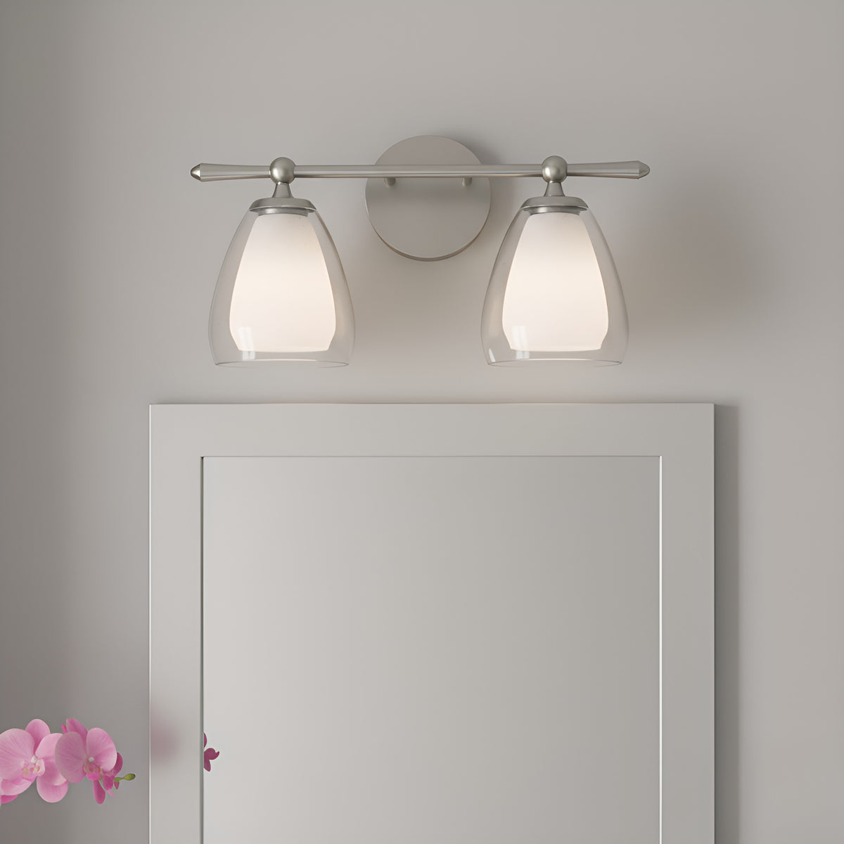 Quoizel - VIV8616BN - Two Light Vanity - Vivienne - Brushed Nickel