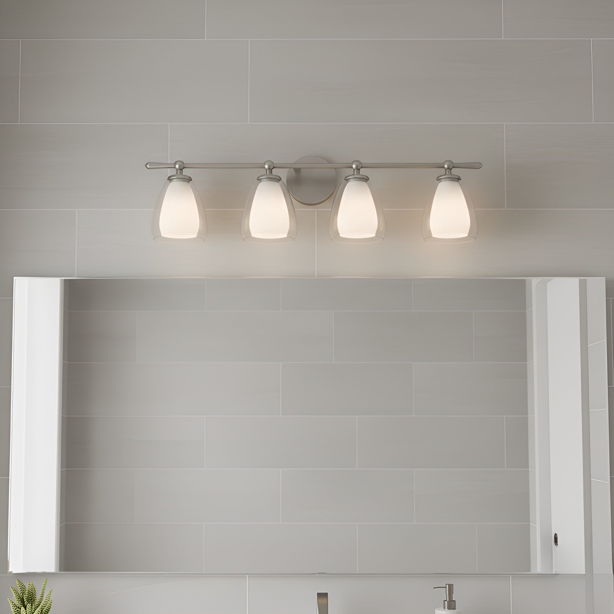 Quoizel - VIV8632BN - Four Light Vanity - Vivienne - Brushed Nickel