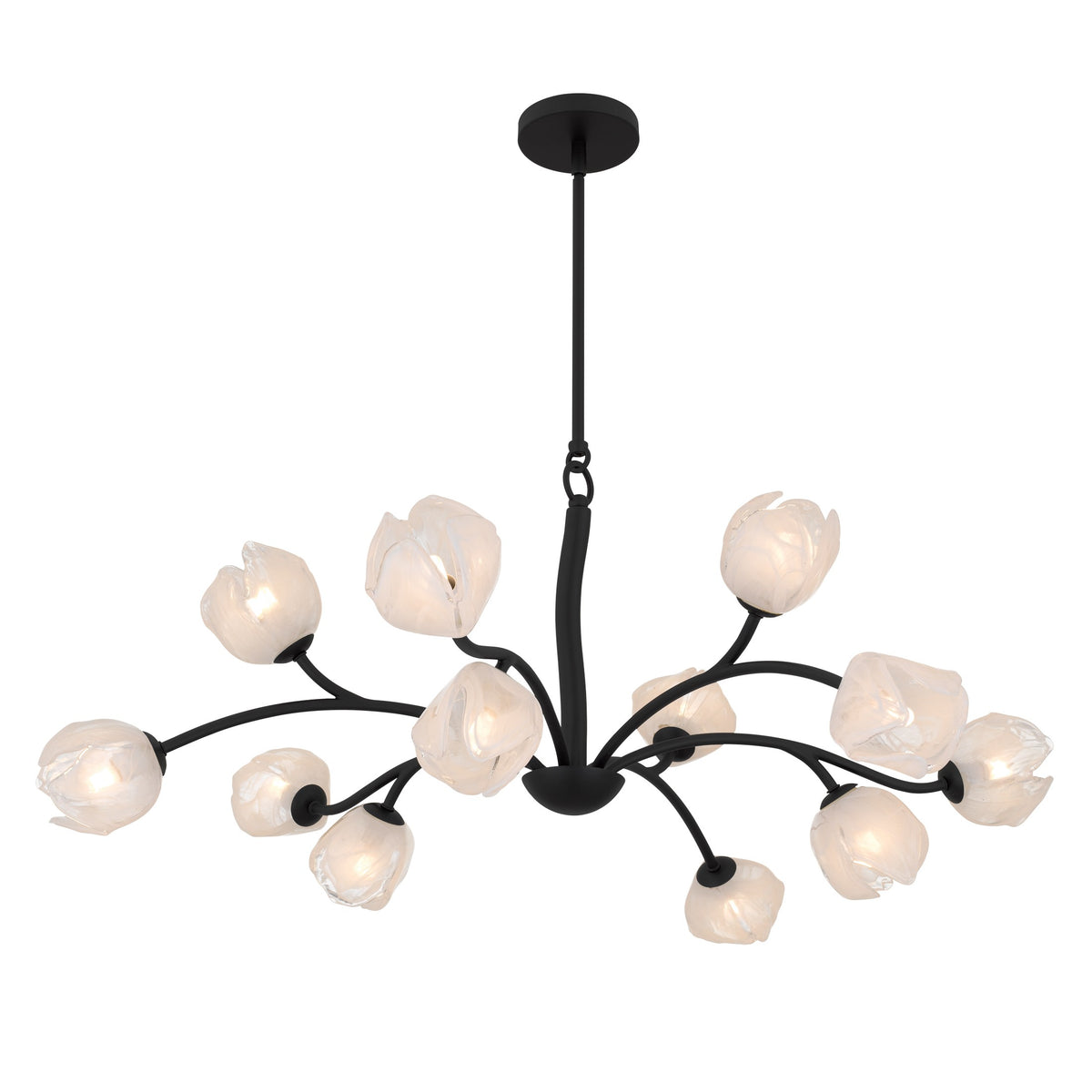 Quoizel - WALK5040MBK - 12 Light Chandelier - Walker - Matte Black