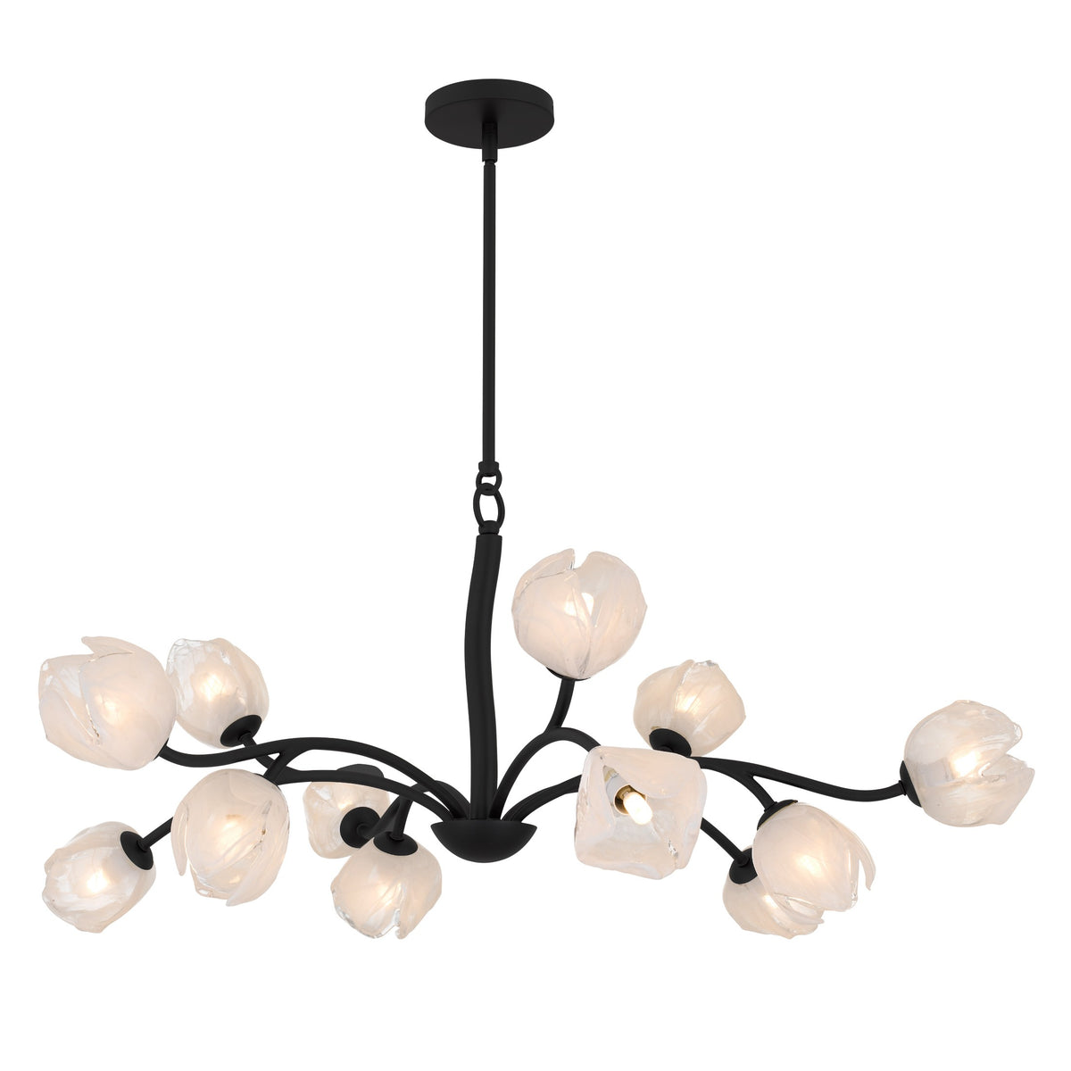 Quoizel - WALK5040MBK - 12 Light Chandelier - Walker - Matte Black