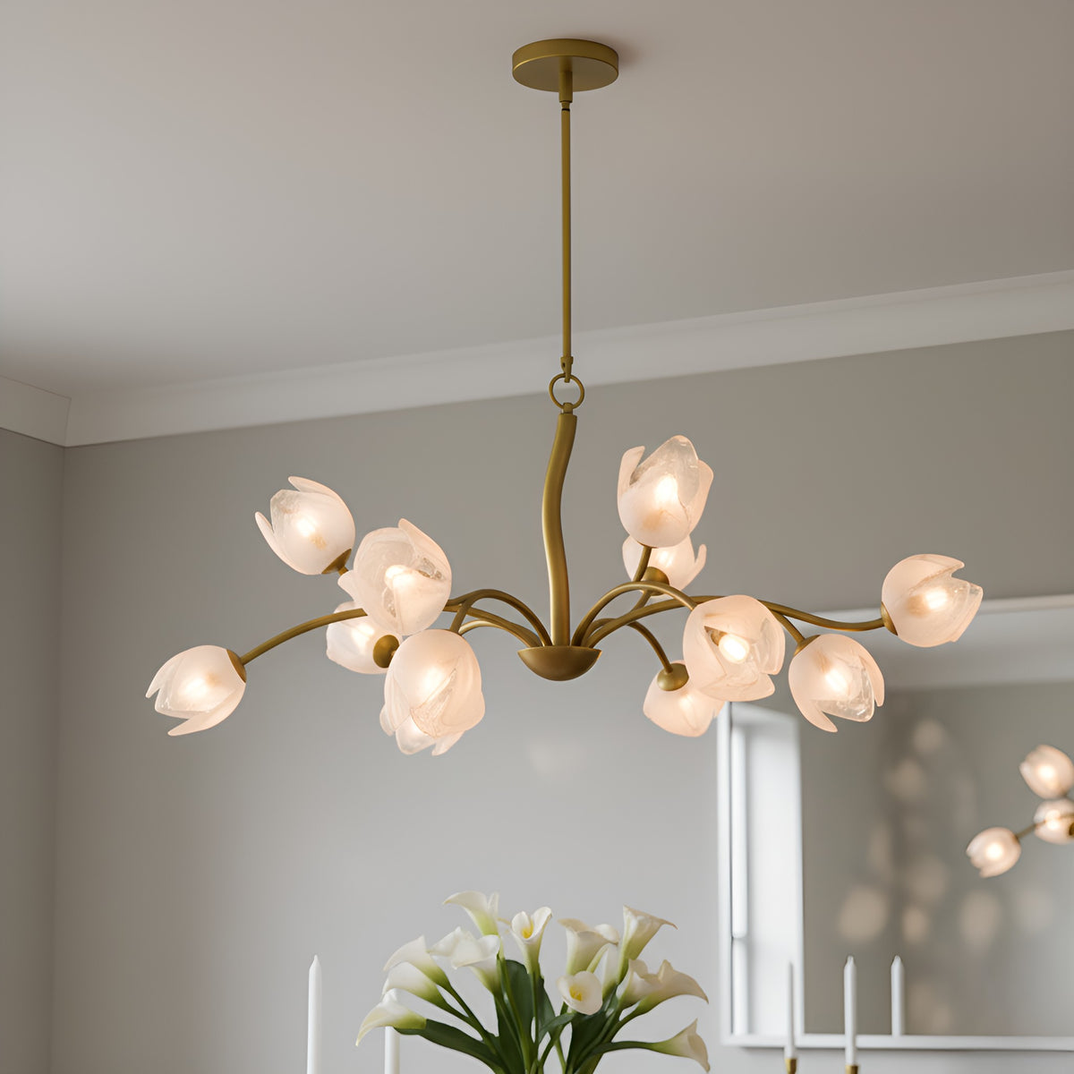 Quoizel - WALK5040PVB - 12 Light Chandelier - Walker - Vintage Brass