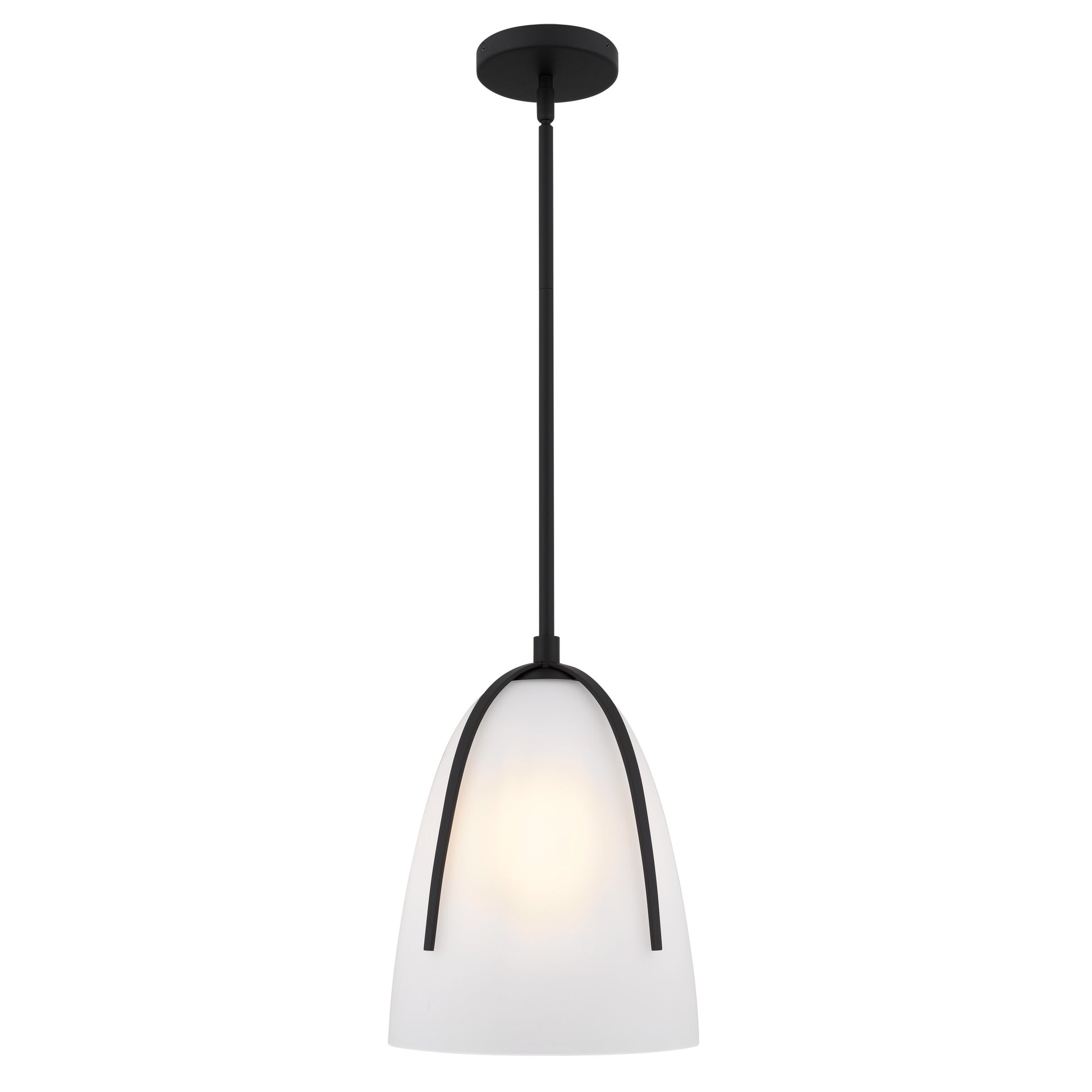 Quoizel - WHIT1510MBK - One Light Mini Pendant - Whitmore - Matte Black