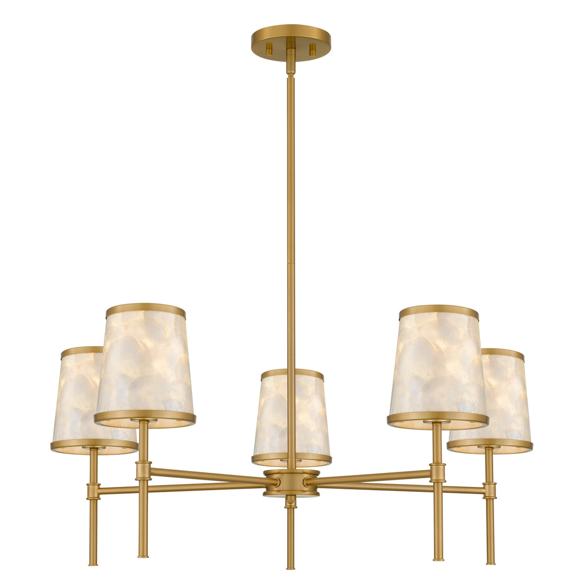 Quoizel - WIND5032BRG - Five Light Chandelier - Windley - Brushed Gold