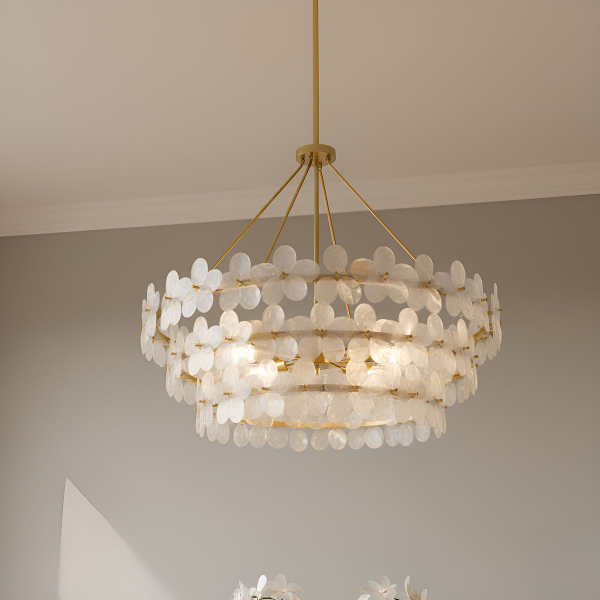 Quoizel - WRIG2830BRG - Six Light Pendant - Wright - Brushed Gold