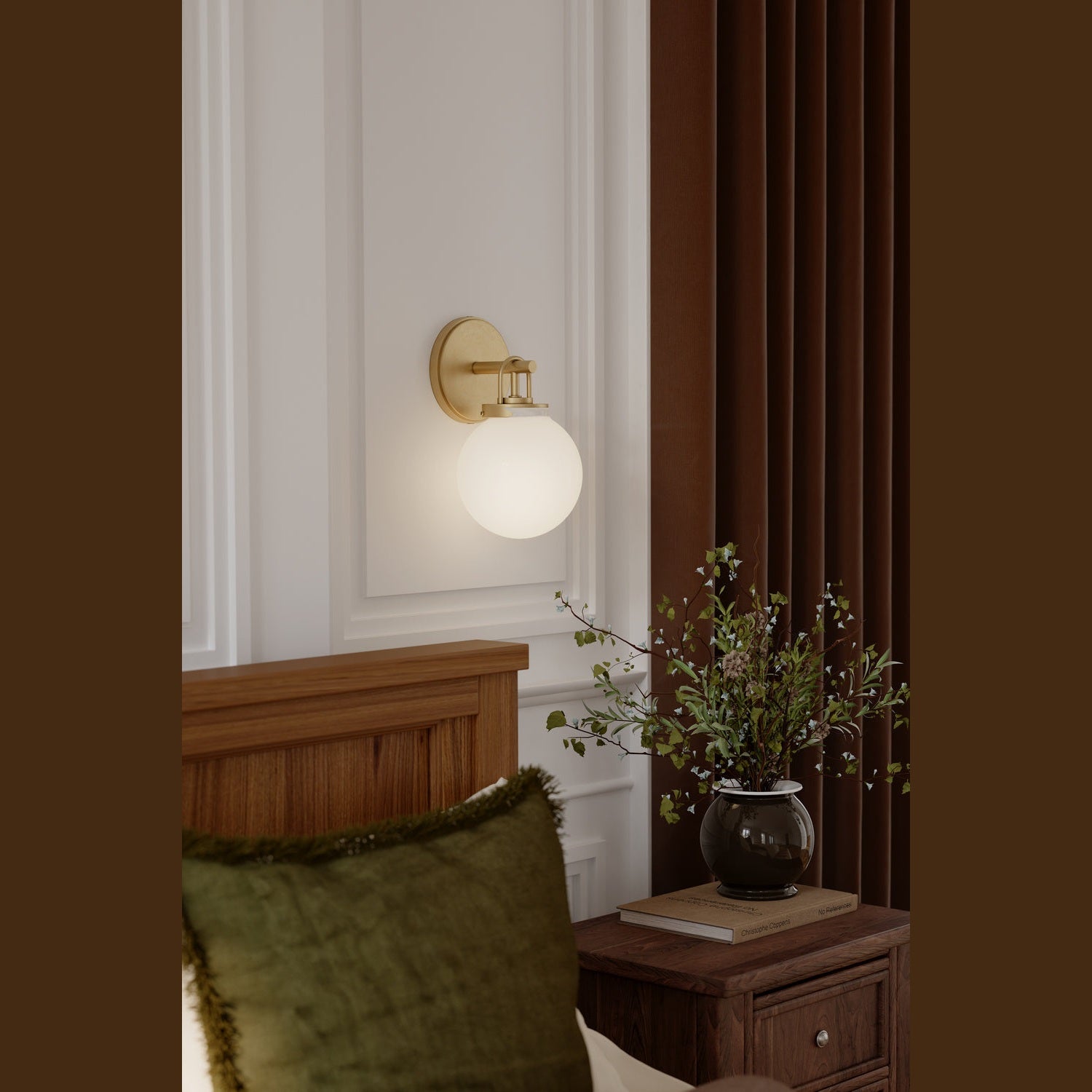 Minka-Lavery - 12011-732 - One Light Bath Sconce - Ortesa - Legacy Brass