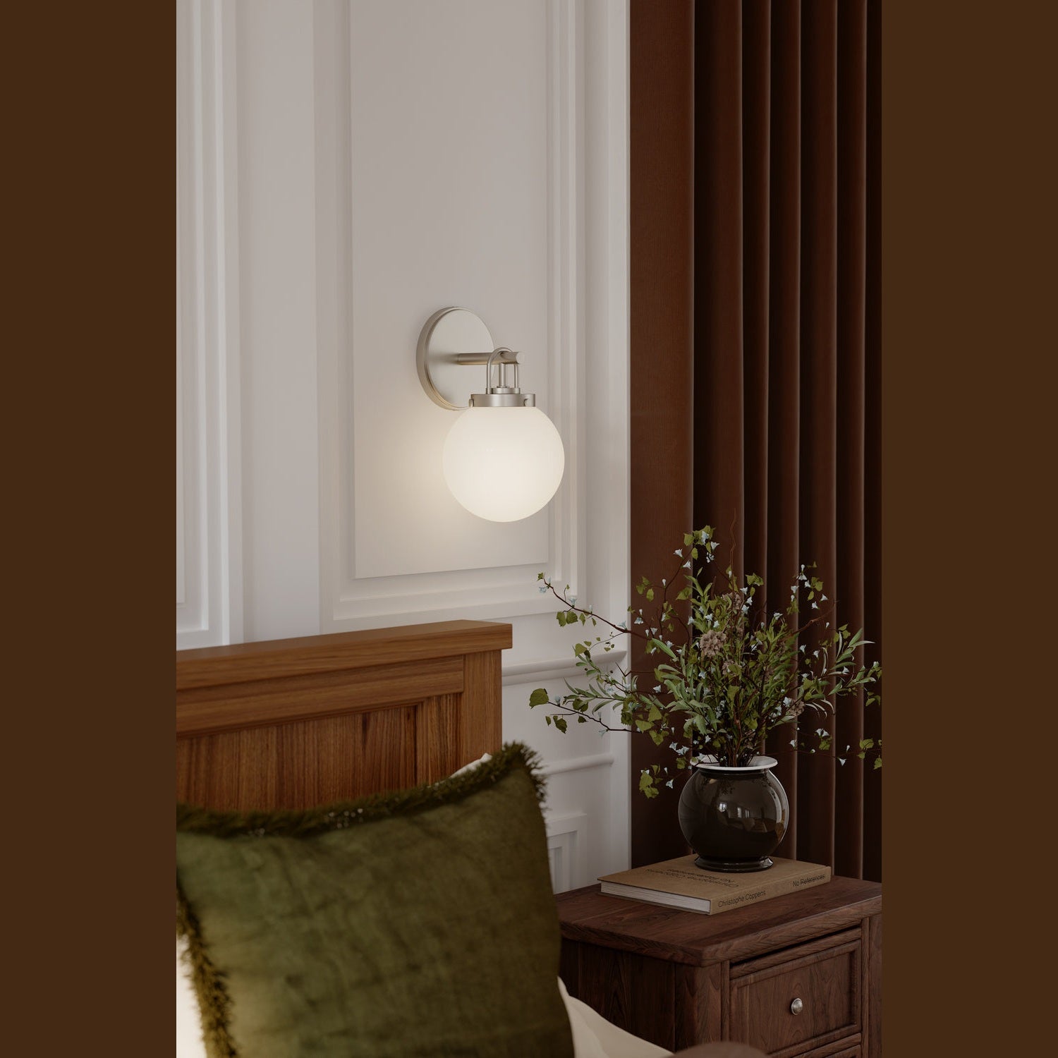Minka-Lavery - 12011-84 - One Light Bath Sconce - Ortesa - Brushed Nickel