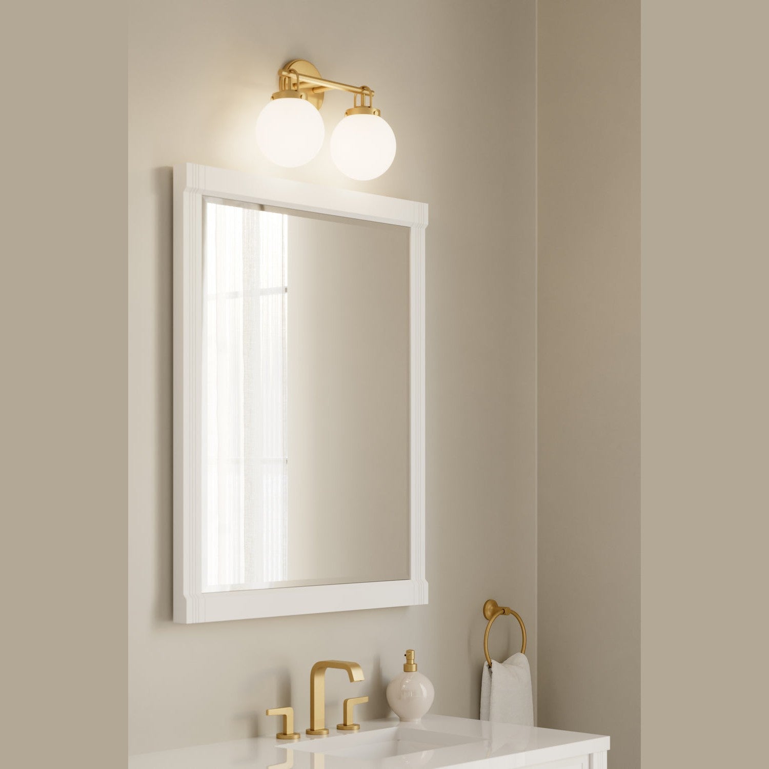 Minka-Lavery - 12012-732 - Two Light Vanity - Ortesa - Legacy Brass