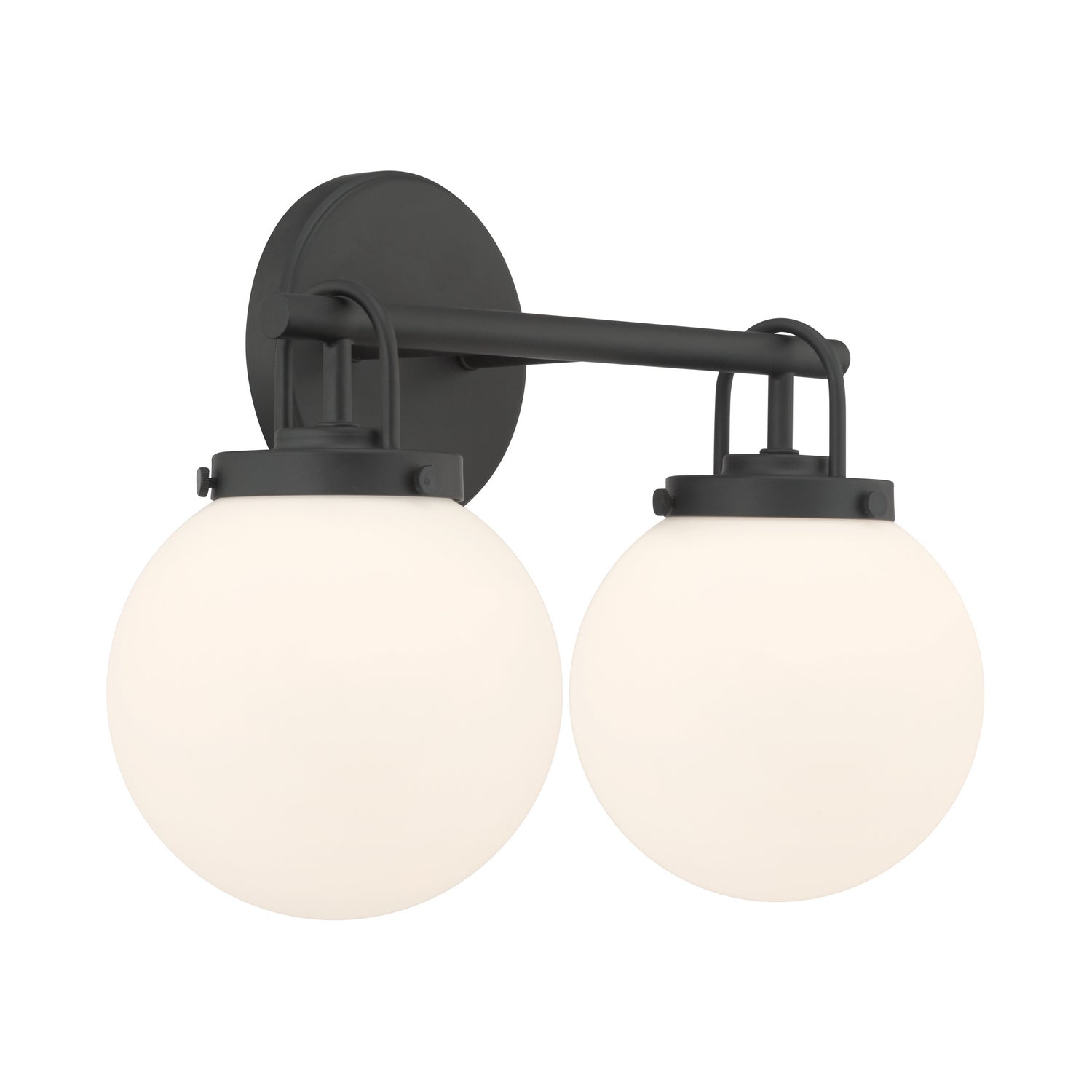 Minka-Lavery - 12012-899 - Two Light Vanity - Ortesa - Dark Matte Black