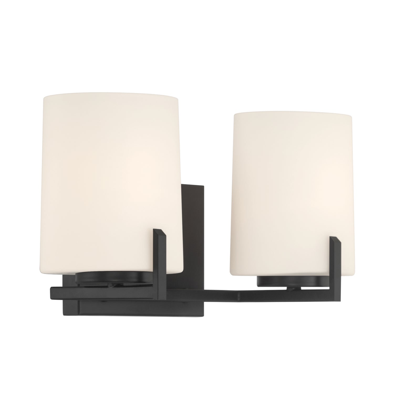 Minka-Lavery - 12432-899 - Two Light Vanity - Mirelle - Dark Matte Black