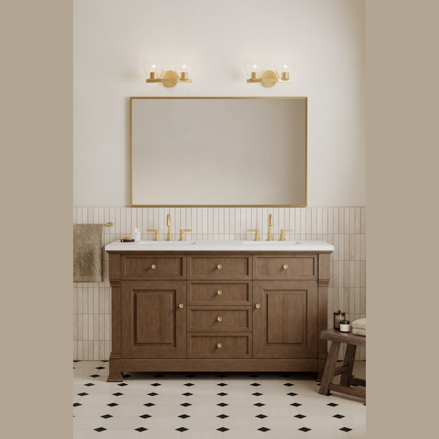 Minka-Lavery - 12482-732 - Two Light Vanity - Noellea - Legacy Brass