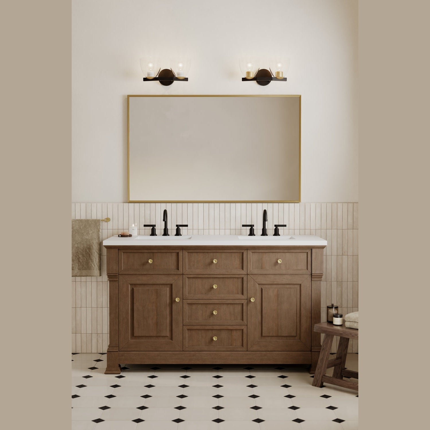 Minka-Lavery - 12482-796 - Two Light Vanity - Noellea - Dark Bronze