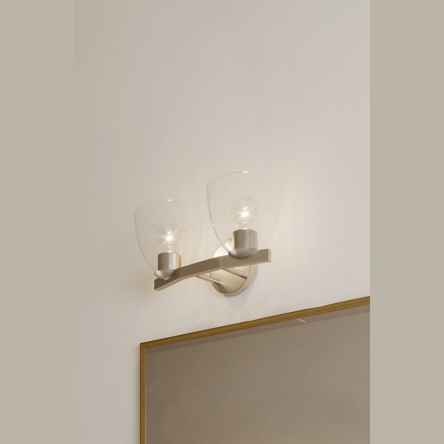Minka-Lavery - 12482-84 - Two Light Vanity - Noellea - Brushed Nickel