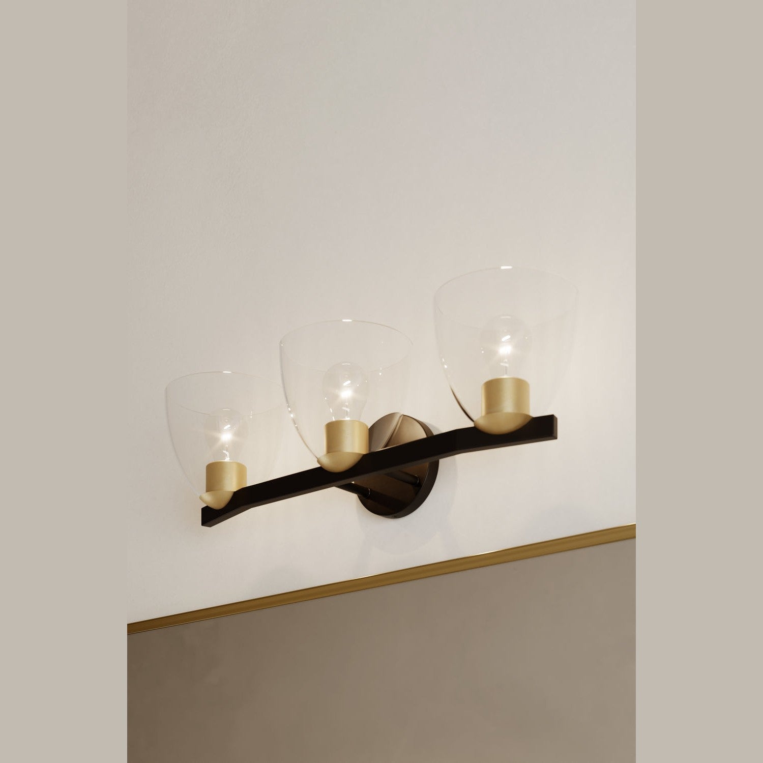 Minka-Lavery - 12483-796 - Three Light Vanity - Noellea - Dark Bronze