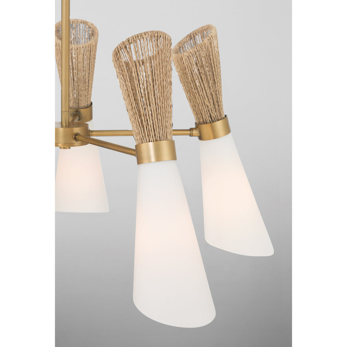 Minka-Lavery - 14265-732 - Five Light Chandelier - Vantrel - Legacy Brass
