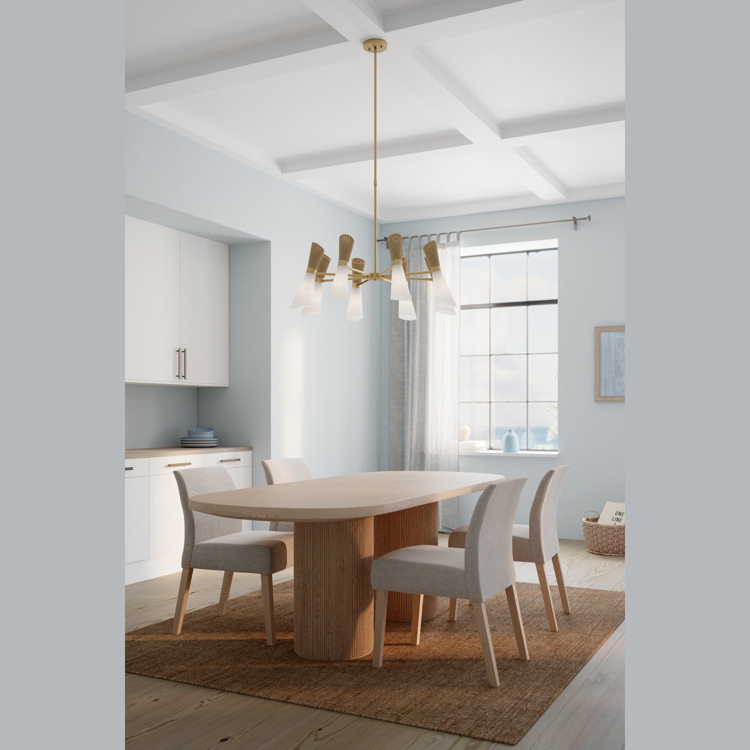 Minka-Lavery - 14266-732 - Eight Light Chandelier - Vantrel - Legacy Brass