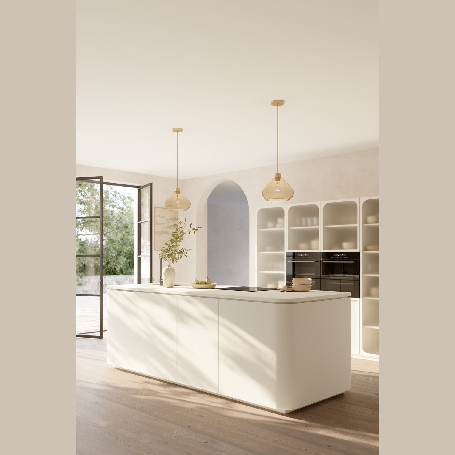 Minka-Lavery - 19415-732 - One Light Pendant - Elaris - Legacy Brass
