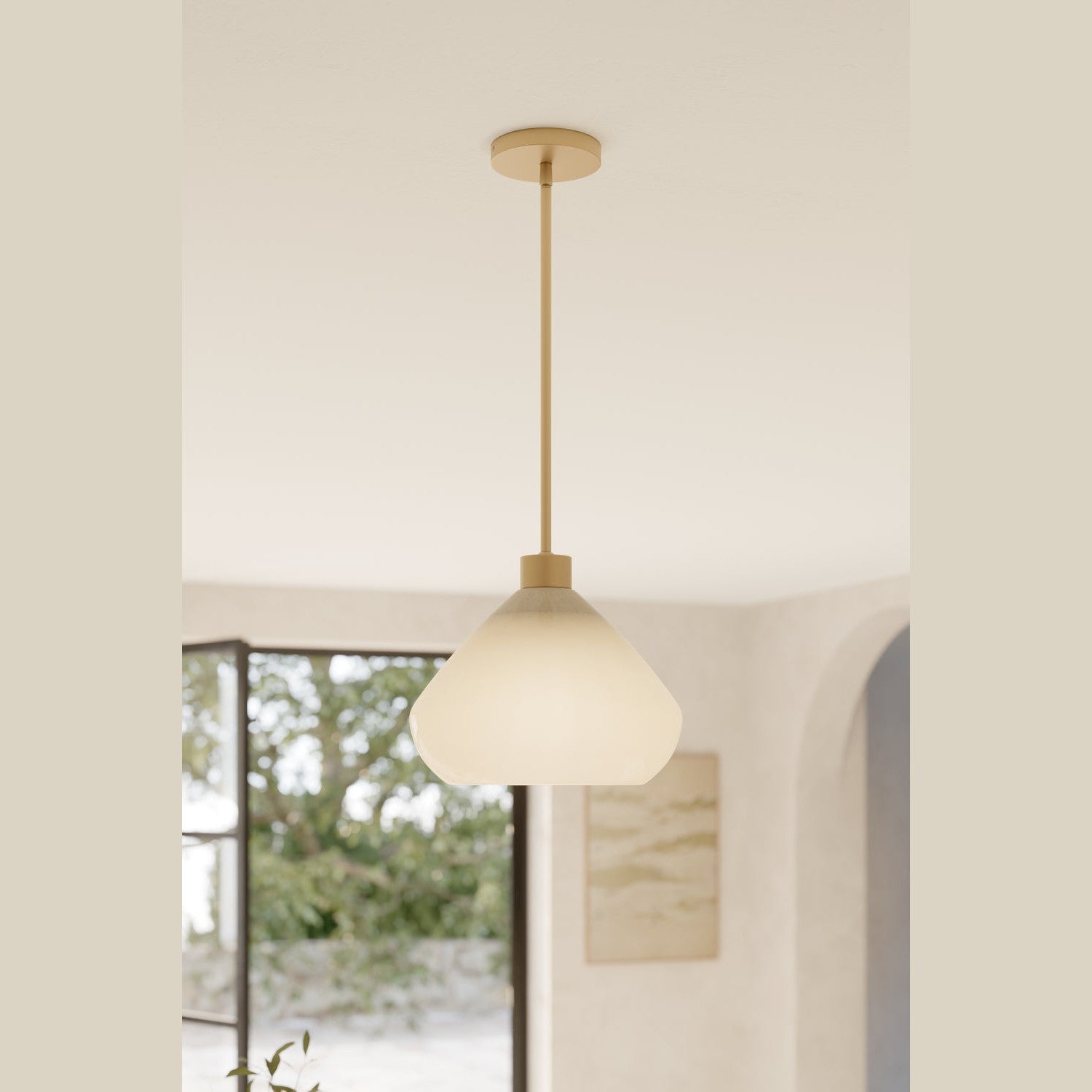 Minka-Lavery - 19416-732 - One Light Pendant - Elaris - Legacy Brass