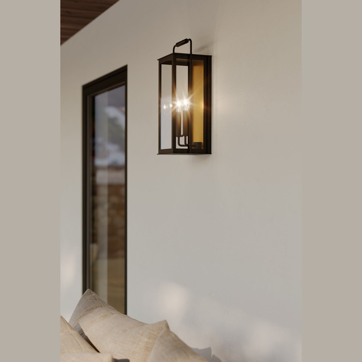 Minka-Lavery - 78502-877 - Two Light Outdoor Wall Sconce - Aberdeen - Sand Coal Black