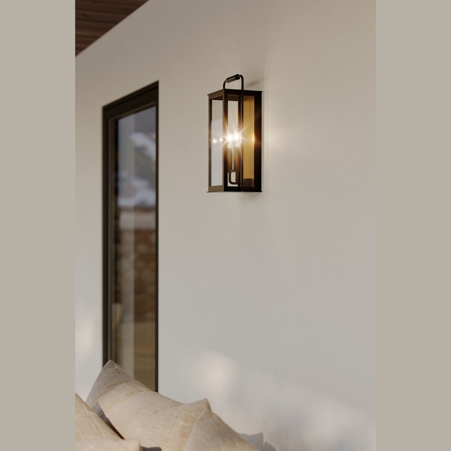 Minka-Lavery - 78503-877 - Two Light Outdoor Wall Sconce - Aberdeen - Sand Coal Black