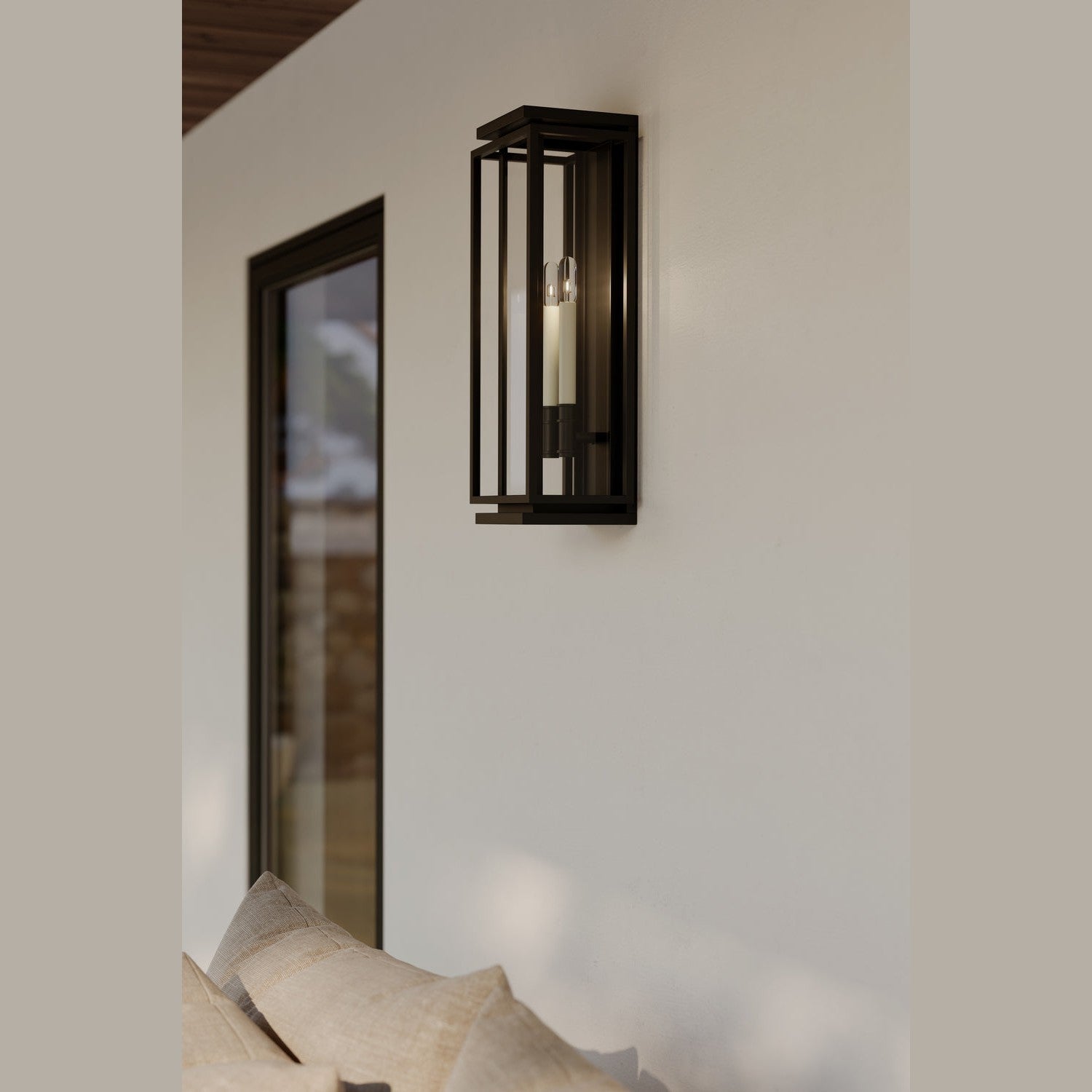 Minka-Lavery - 78602-899 - Two Light Outdoor Wall Sconce - Stratford - Dark Matte Black