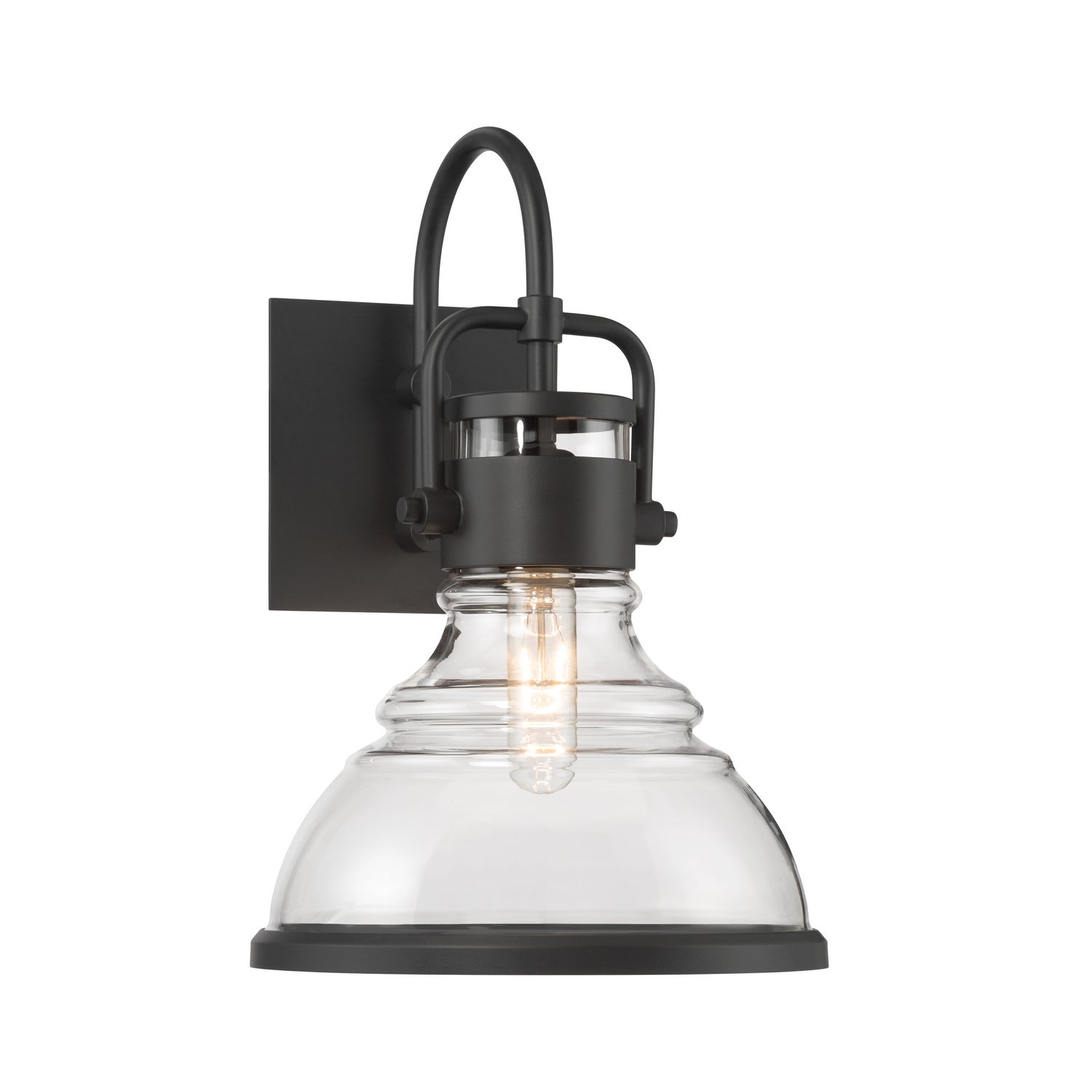 Minka-Lavery - 78700-899 - One Light Outdoor Wall Sconce - Calen - Dark Matte Black
