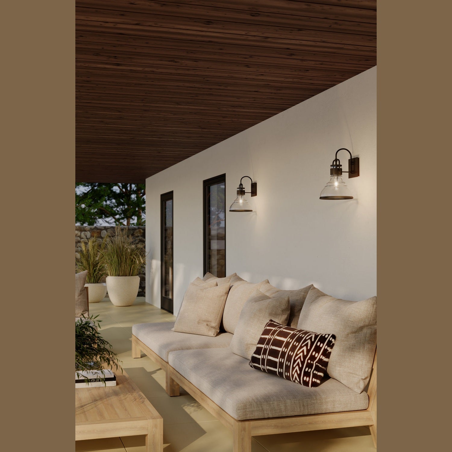 Minka-Lavery - 78700-899 - One Light Outdoor Wall Sconce - Calen - Dark Matte Black