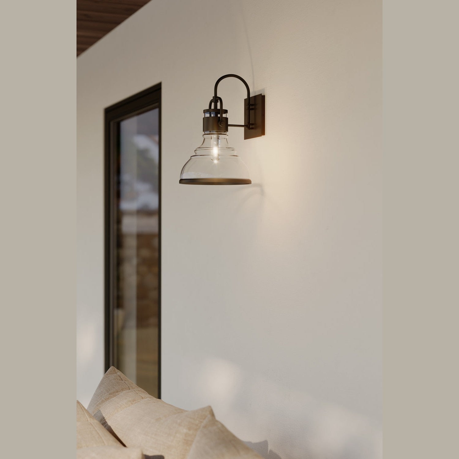 Minka-Lavery - 78700-899 - One Light Outdoor Wall Sconce - Calen - Dark Matte Black