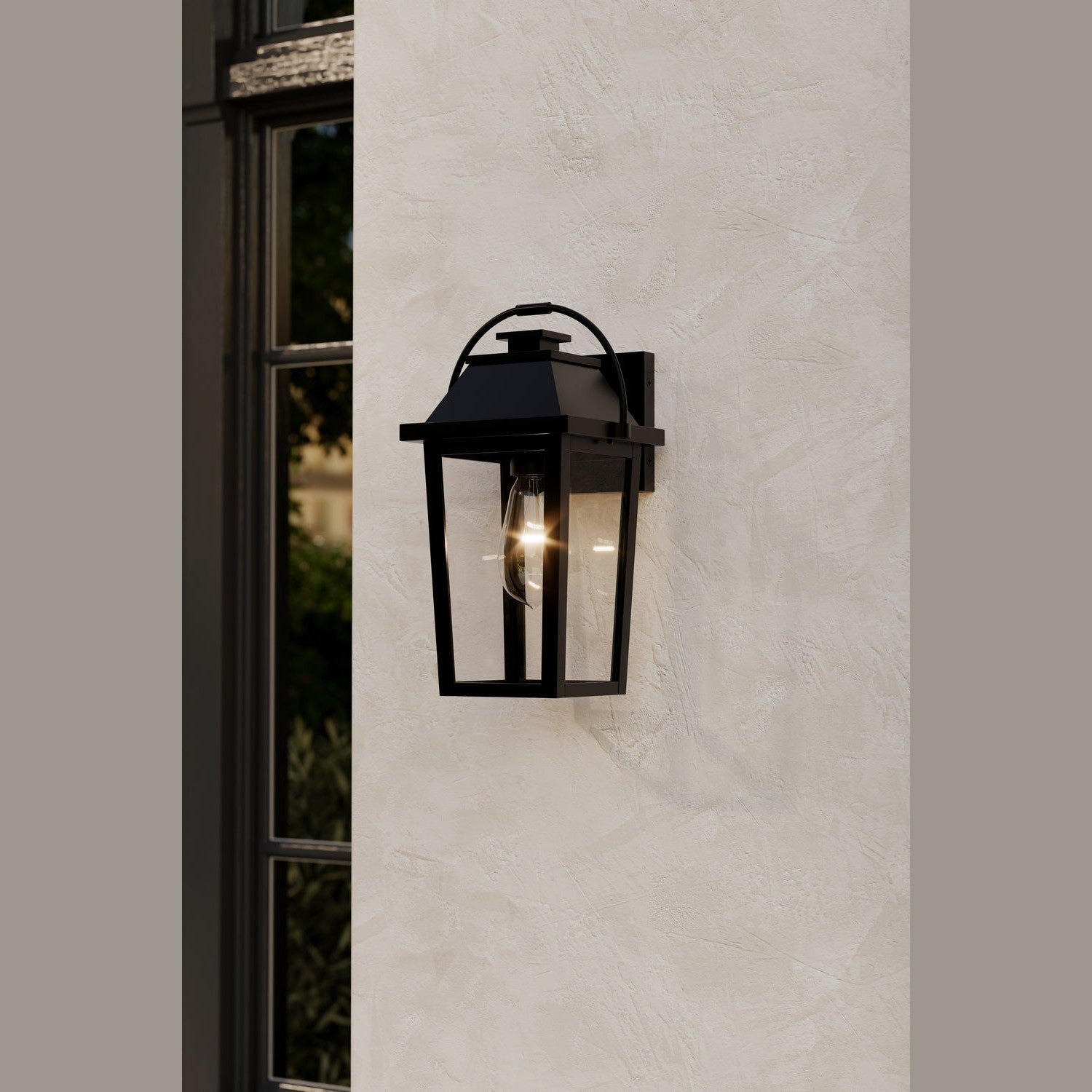 Minka-Lavery - 79102-66 - One Light Outdoor Wall Lantern - Branwyn - Sand Coal Black
