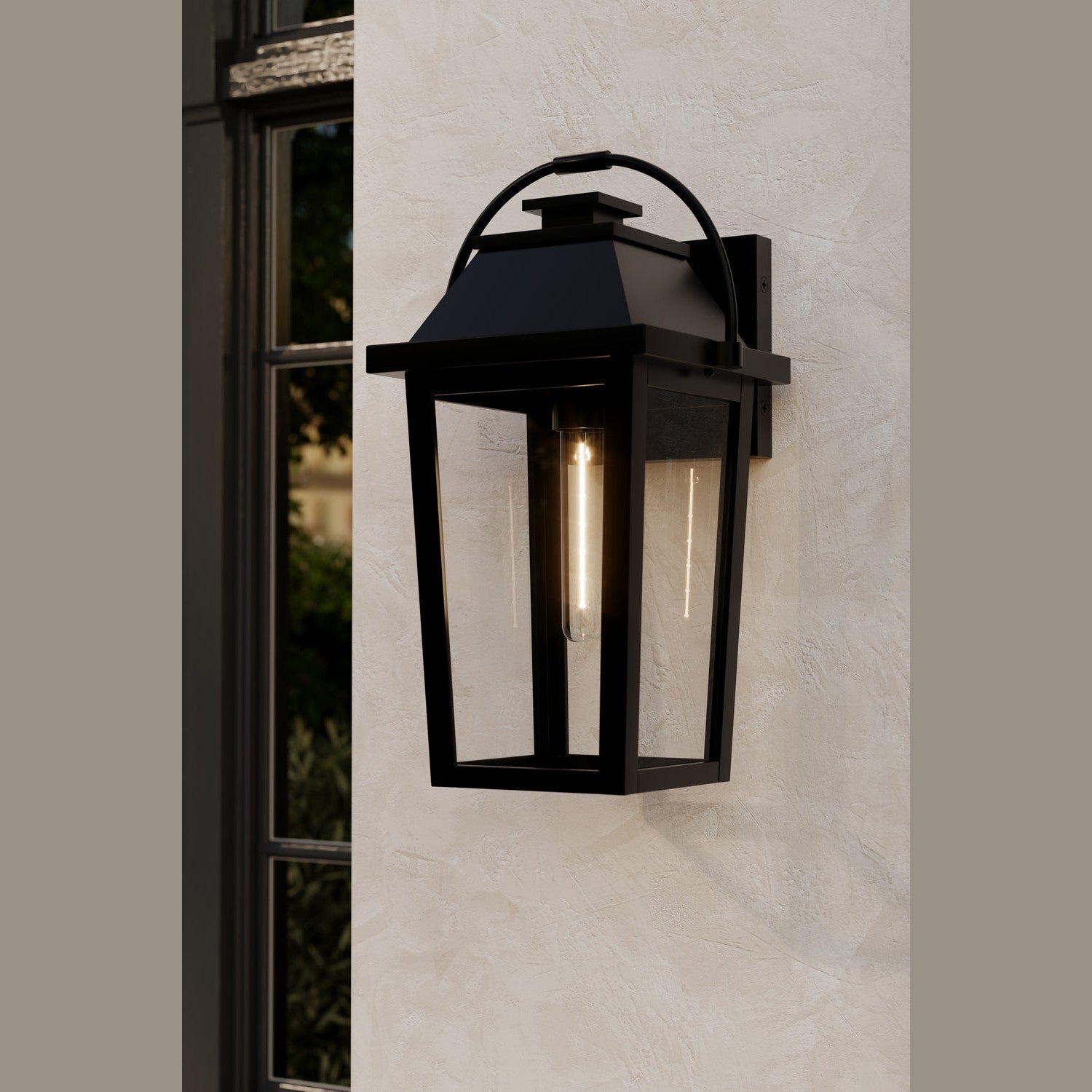 Minka-Lavery - 79103-66 - One Light Outdoor Wall Lantern - Branwyn - Sand Coal Black
