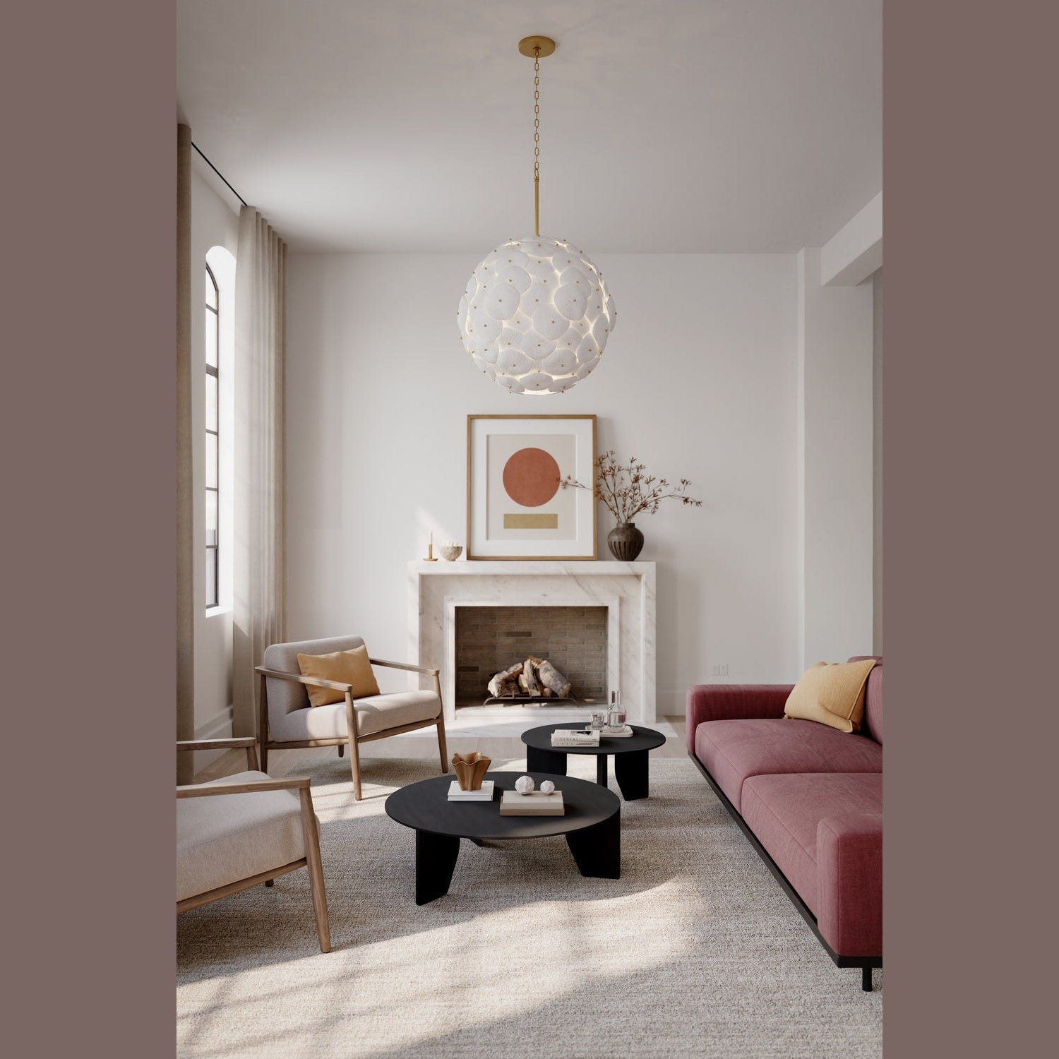 Metropolitan - N1827-732 - Seven Light Pendant - Coastlyn - Legacy Brass